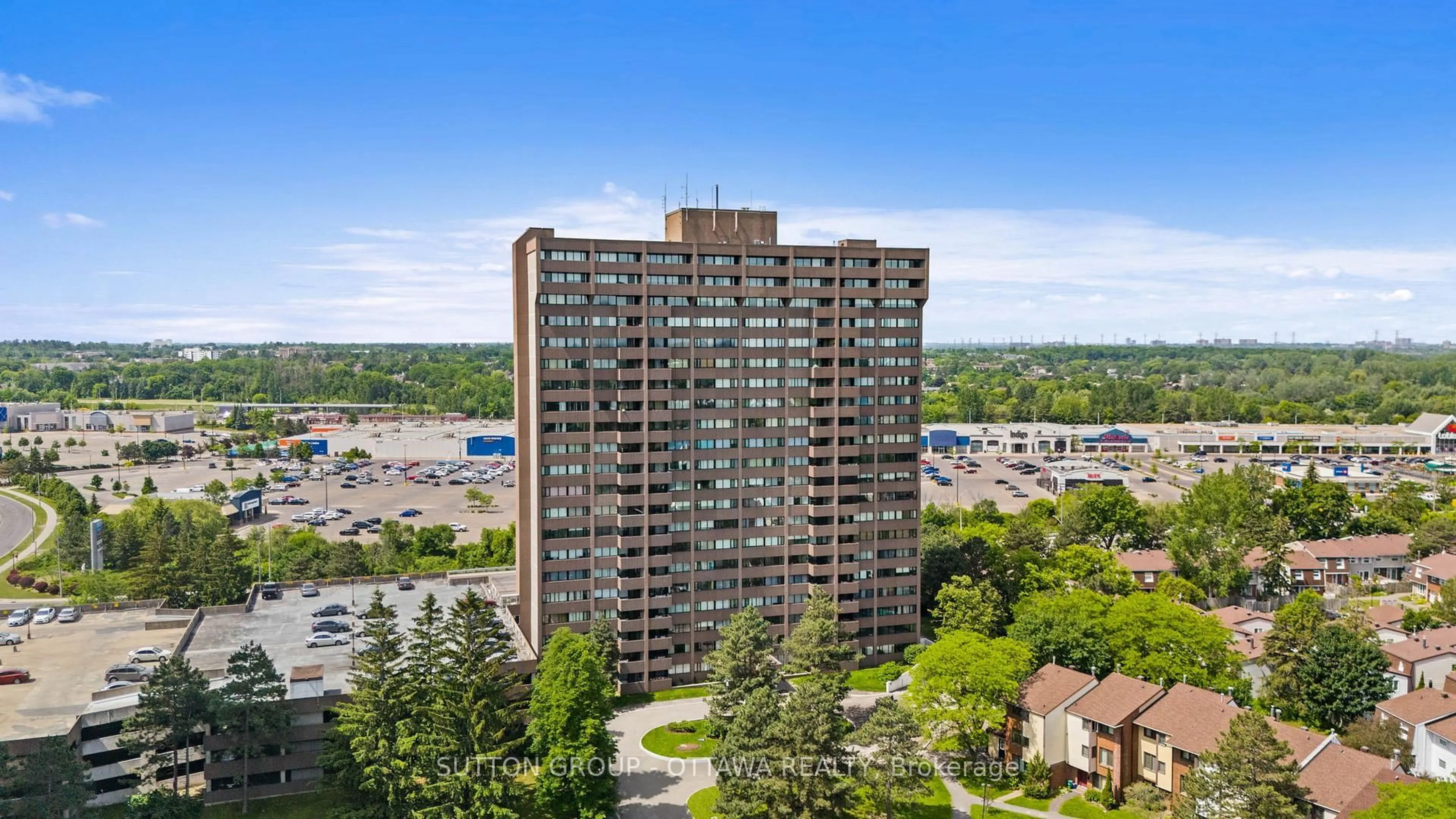 A pic from outside/outdoor area/front of a property/back of a property/a pic from drone, city buildings view from balcony for 3360 Southgate Rd, Ottawa Ontario K1V 9A6