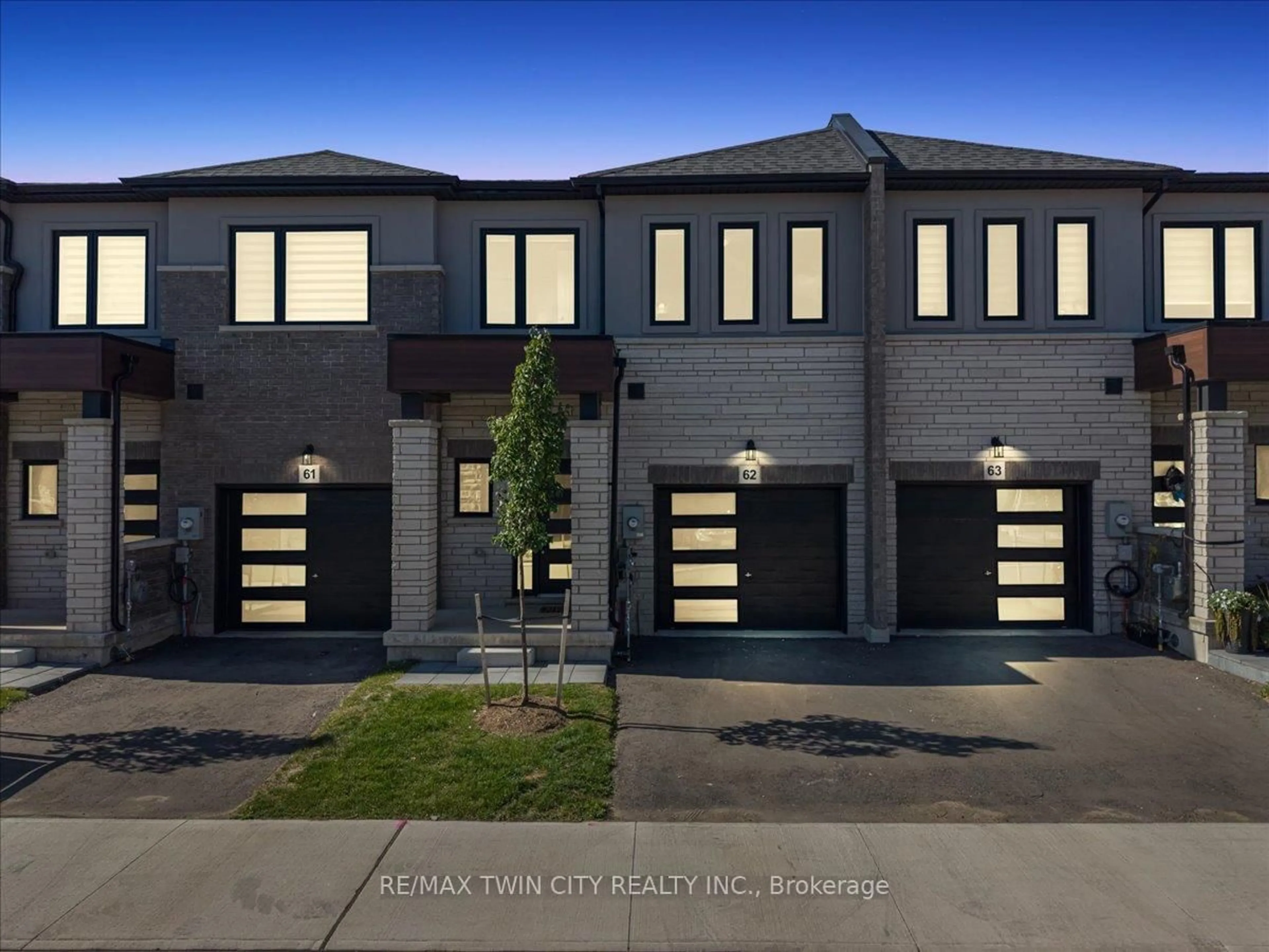 Home with brick exterior material, street for 155 Equestrian Way #62, Cambridge Ontario N3E 0E8