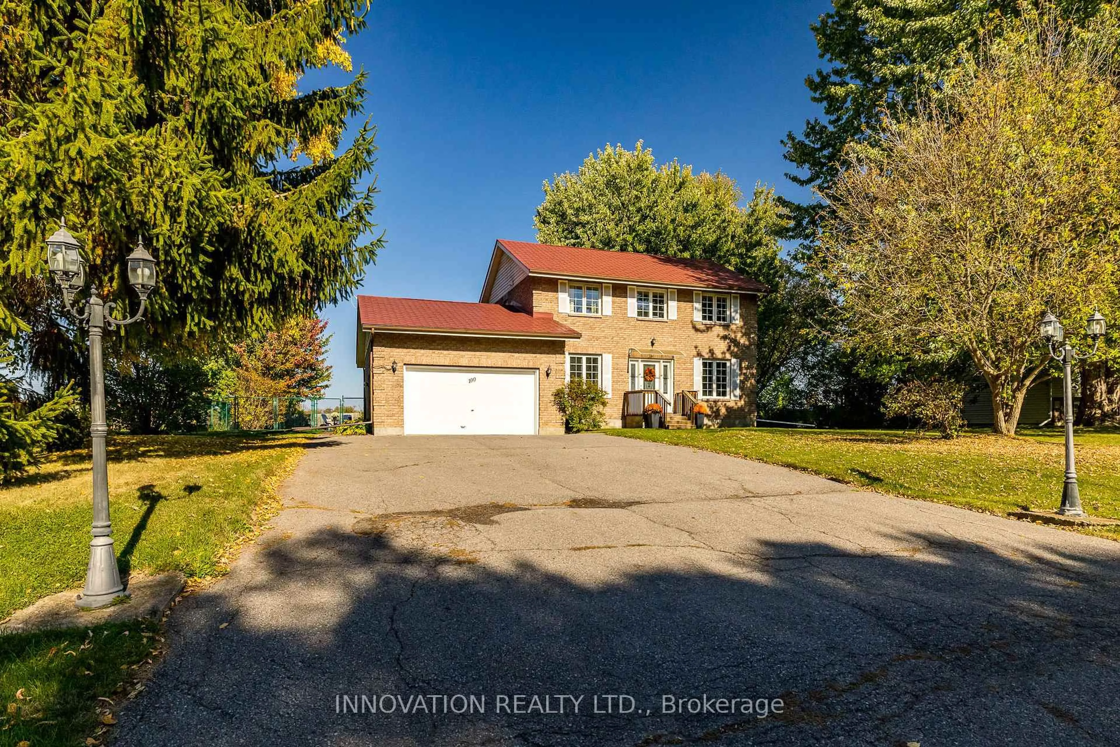 A pic from outside/outdoor area/front of a property/back of a property/a pic from drone, unknown for 100 Canyon Dr, Kinburn Ontario K0A 2H0