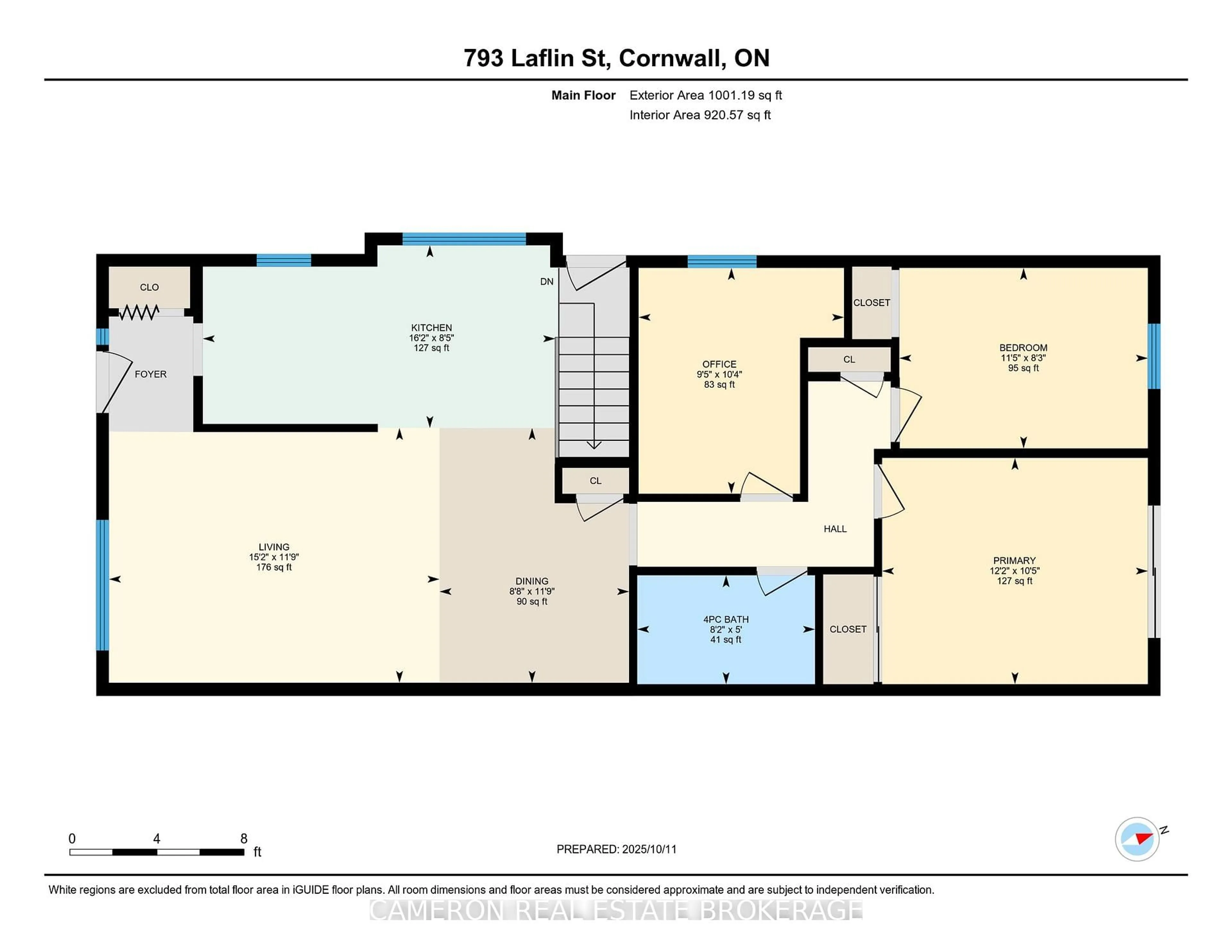 Floor plan for 793 Laflin Ave, Cornwall Ontario K6J 3M6