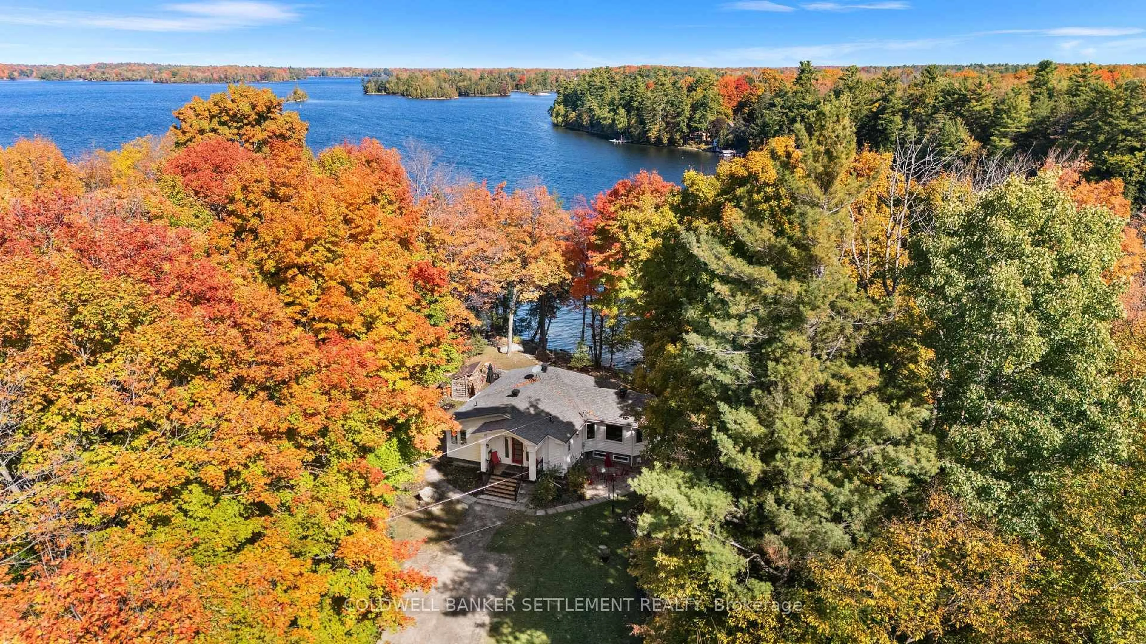 A pic from outside/outdoor area/front of a property/back of a property/a pic from drone, water/lake/river/ocean view for 248 Bishop's Way, Perth Ontario K7H 3C7