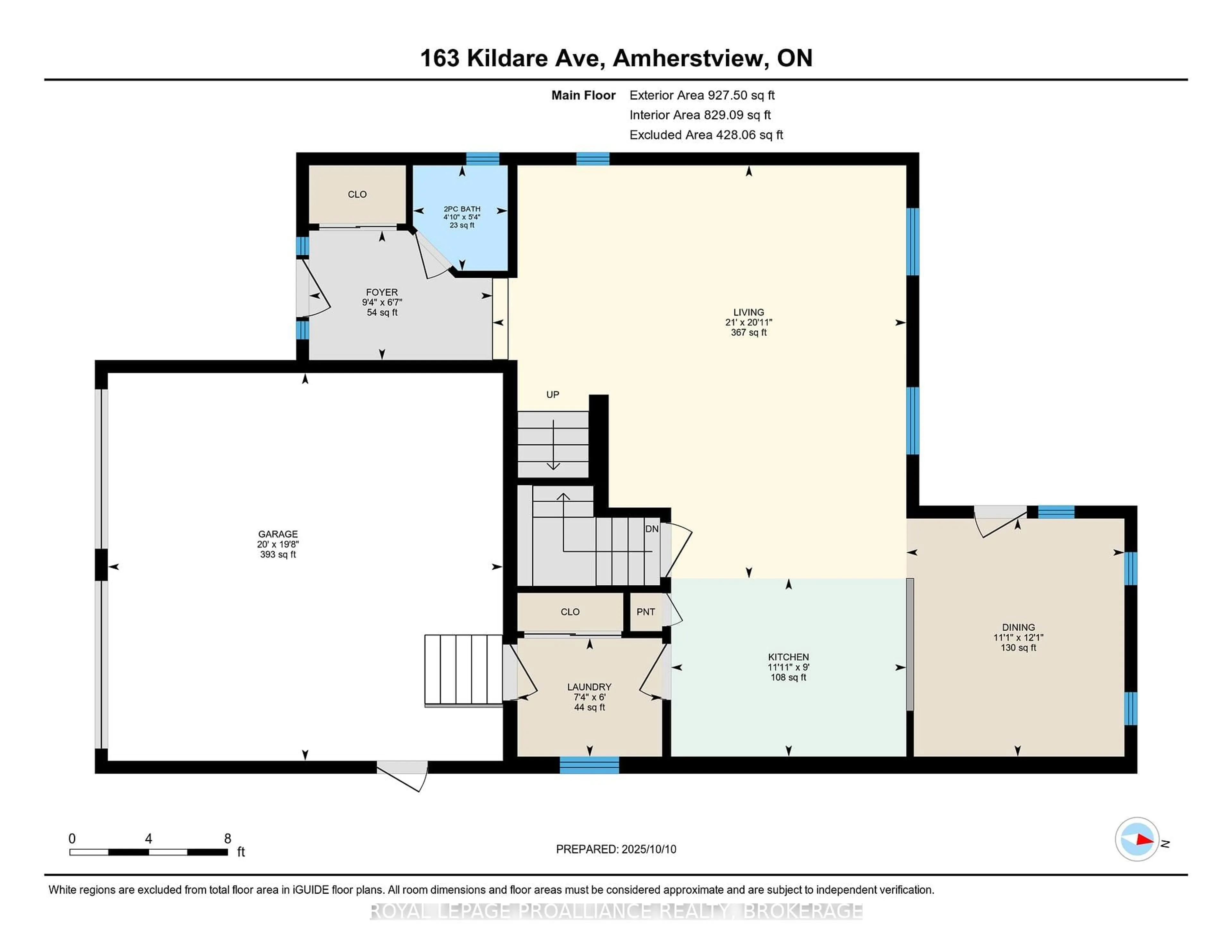 Floor plan for 163 Kildare Ave, Loyalist Ontario K7N 0A1