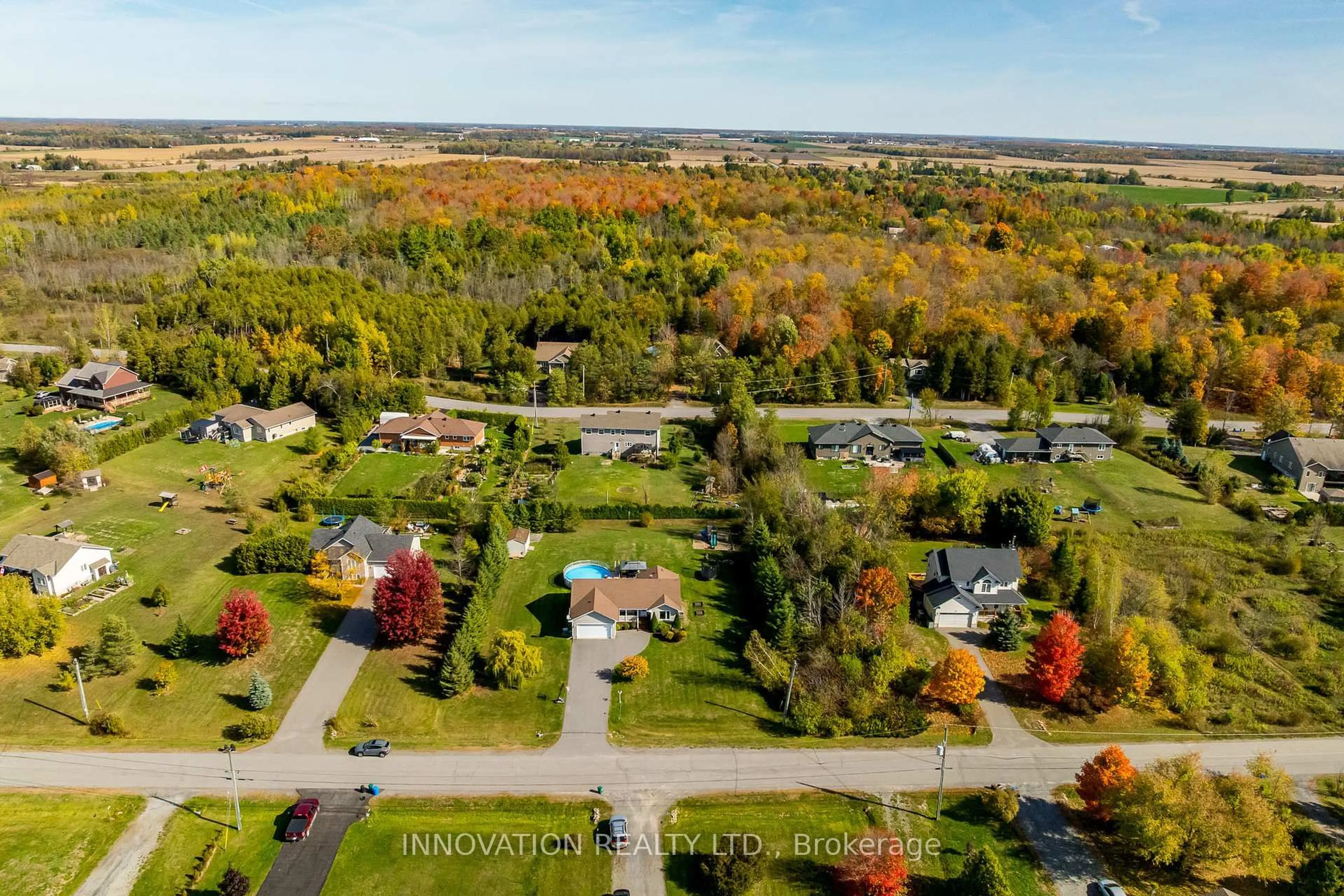 A pic from outside/outdoor area/front of a property/back of a property/a pic from drone, unknown for 4105 Calbrent Way, Osgoode Ontario K0A 2W0