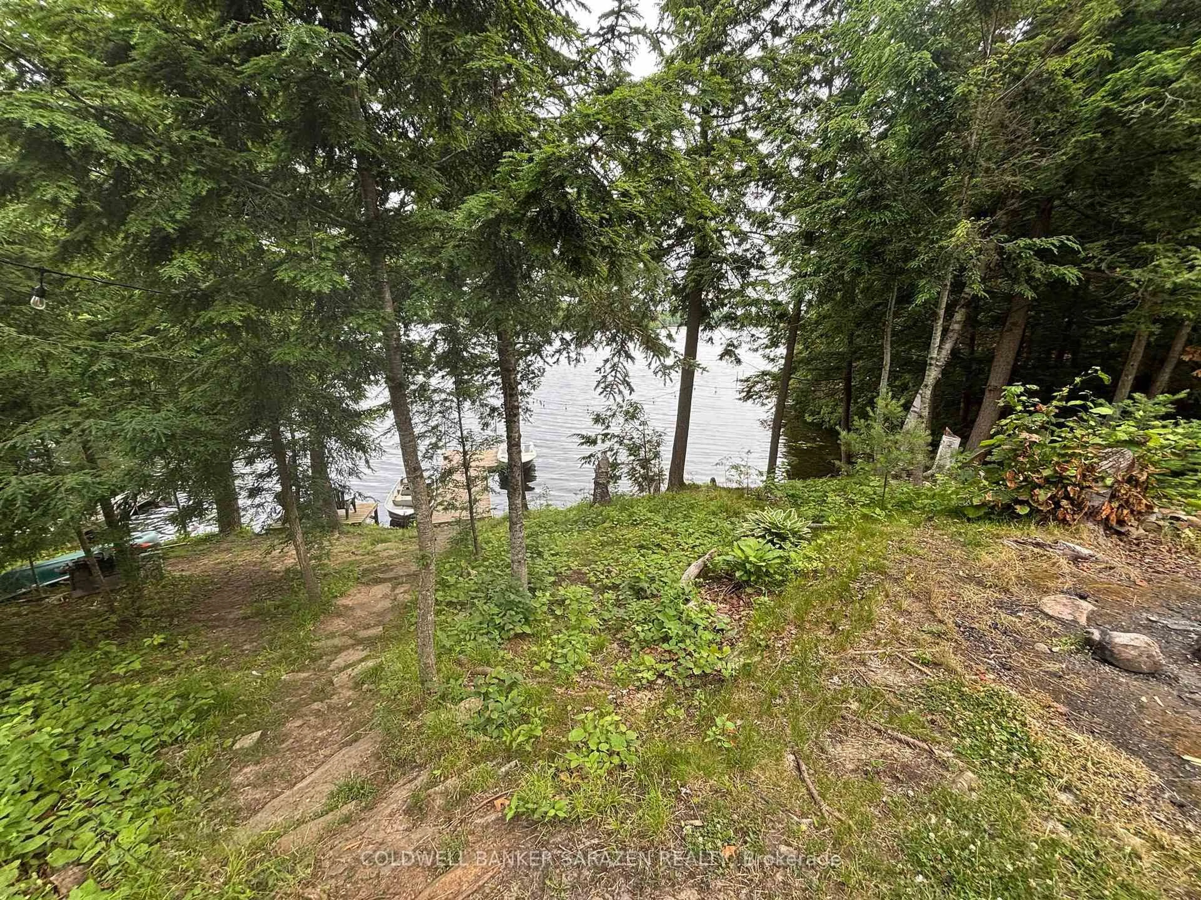 A pic from outside/outdoor area/front of a property/back of a property/a pic from drone, water/lake/river/ocean view for 117 Raycroft Peninsula Pt, White Lake Ontario K0A 3L0