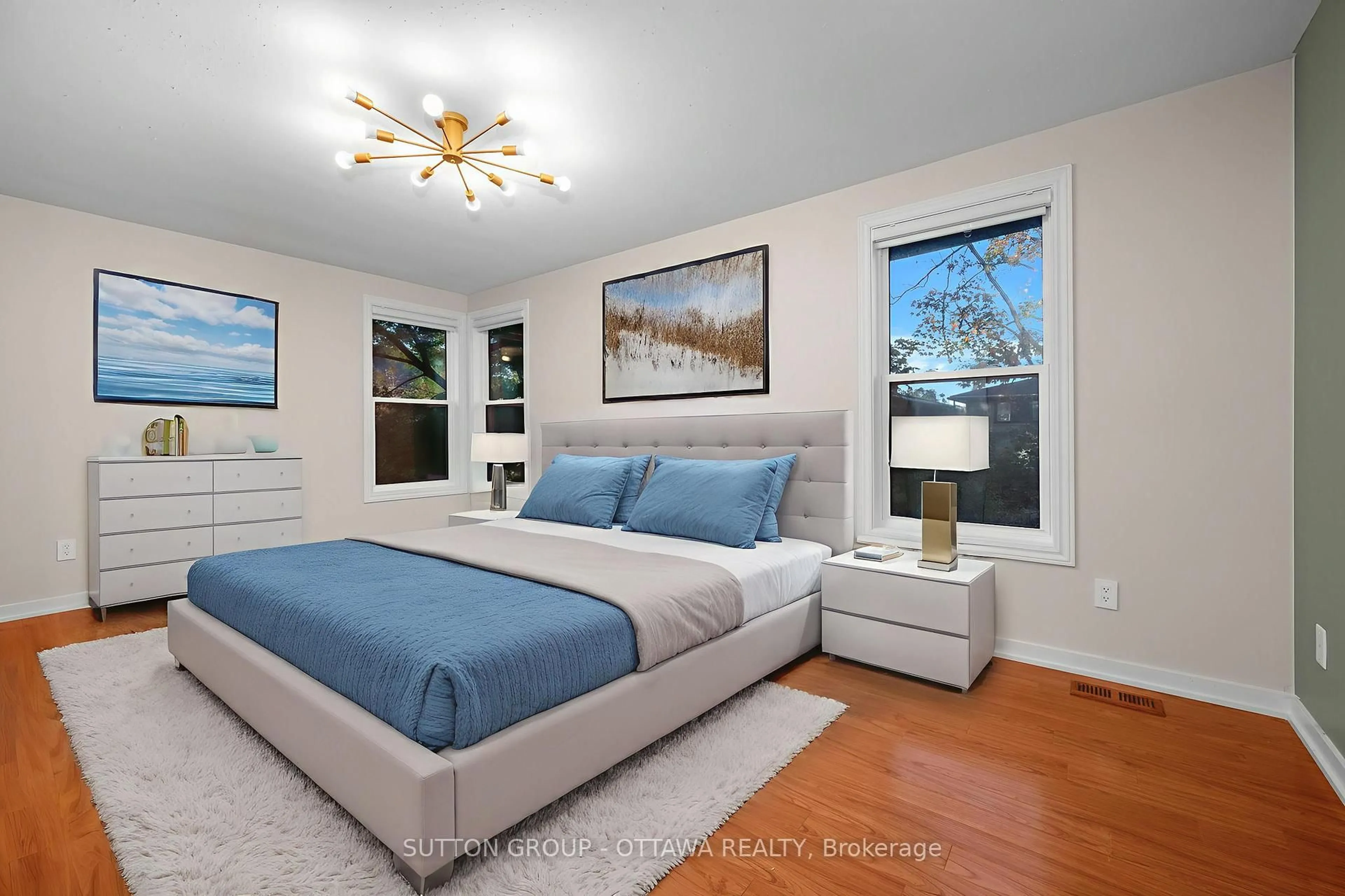 Bedroom with bed, unknown for 1 Marielle Crt, Ottawa Ontario K2B 8P3