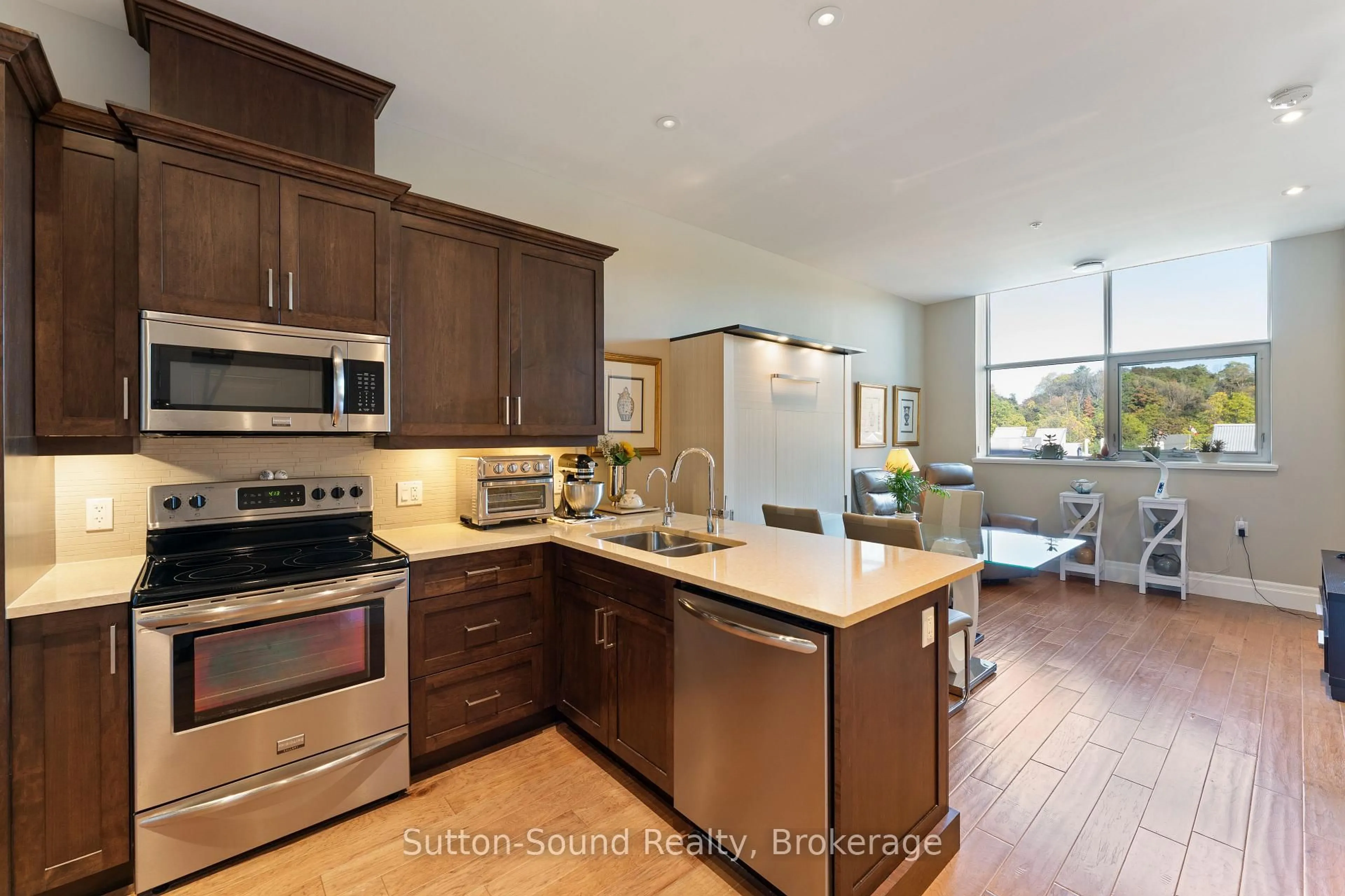 Open concept kitchen, unknown for 945 3rd Avenue East Ave #410, Owen Sound Ontario N4K 2K8