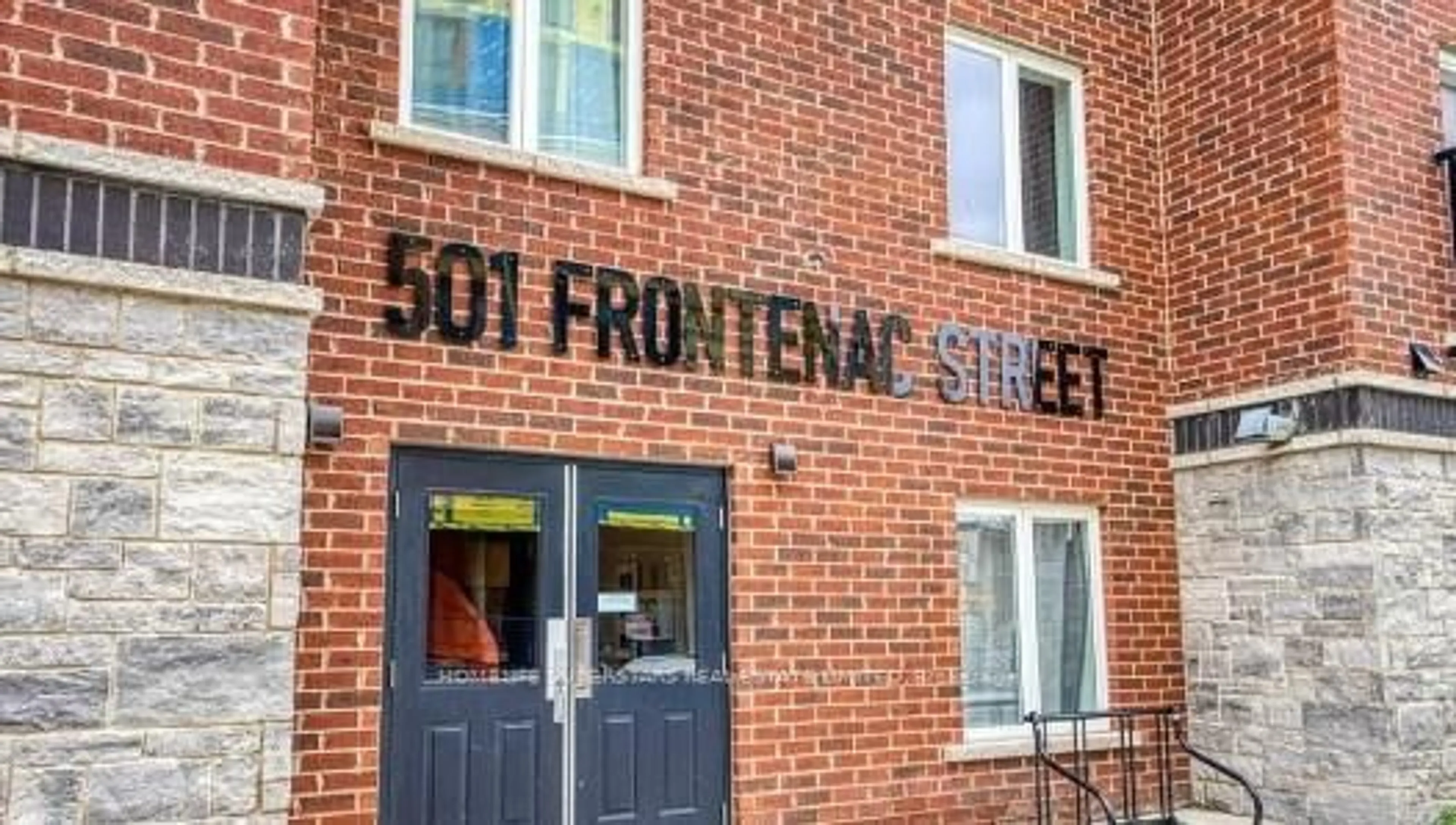 Home with brick exterior material, street for 501 Frontenac St #104, Kingston Ontario K7K 4L9