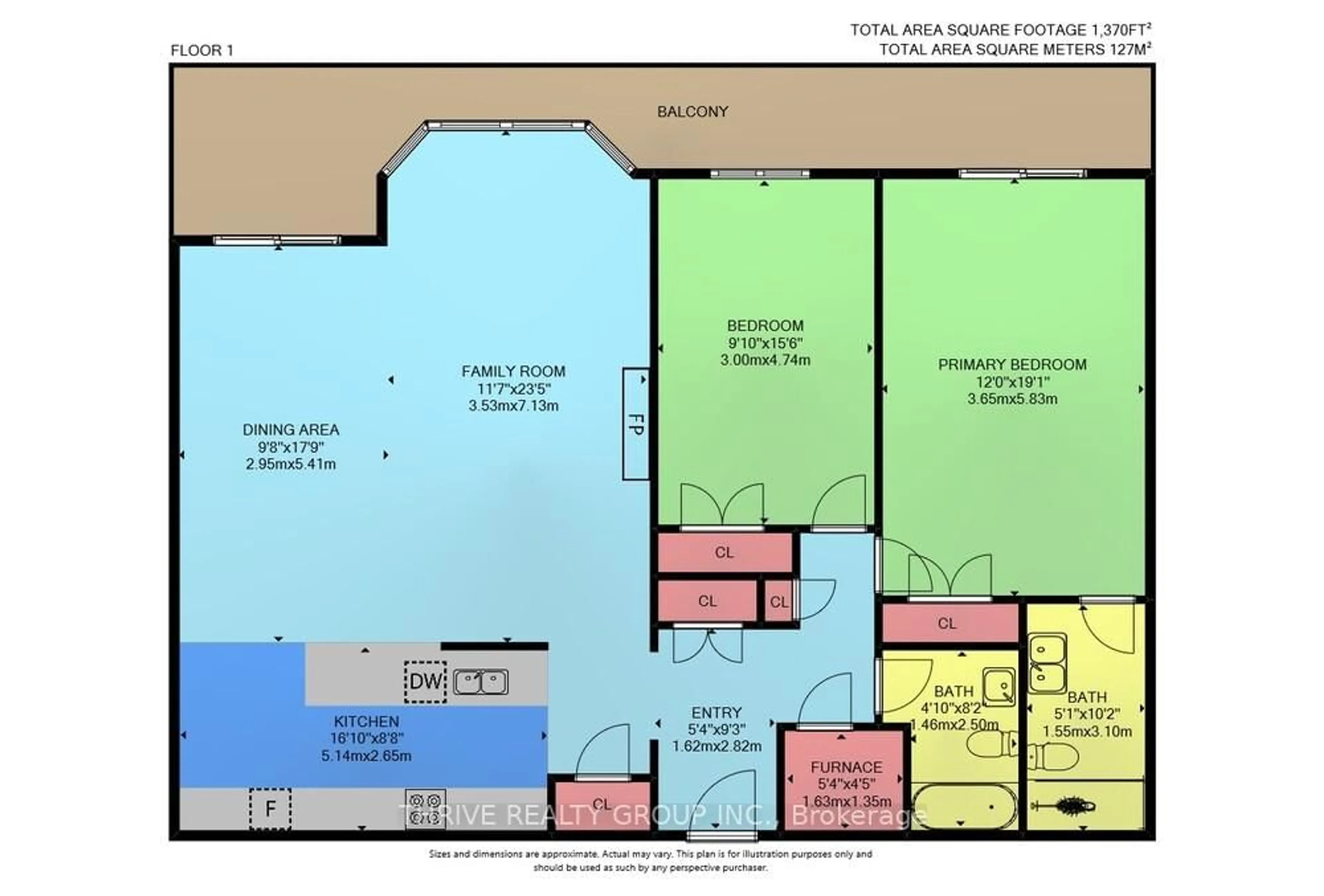 Floor plan for 1180 Commissioners Rd #105, London South Ontario N6K 4J2