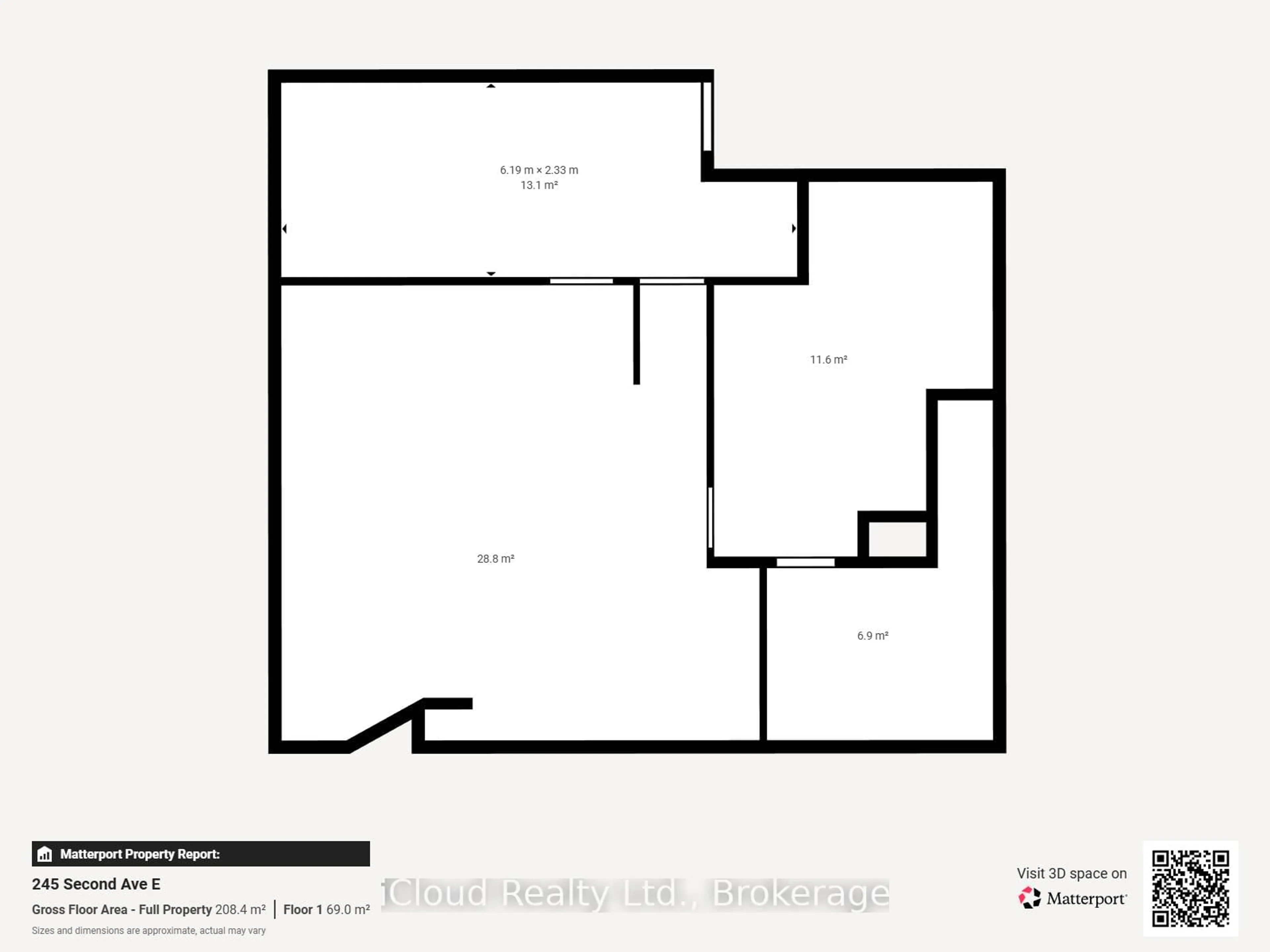 Floor plan for 245 2nd Ave, Owen Sound Ontario N4K 2E8