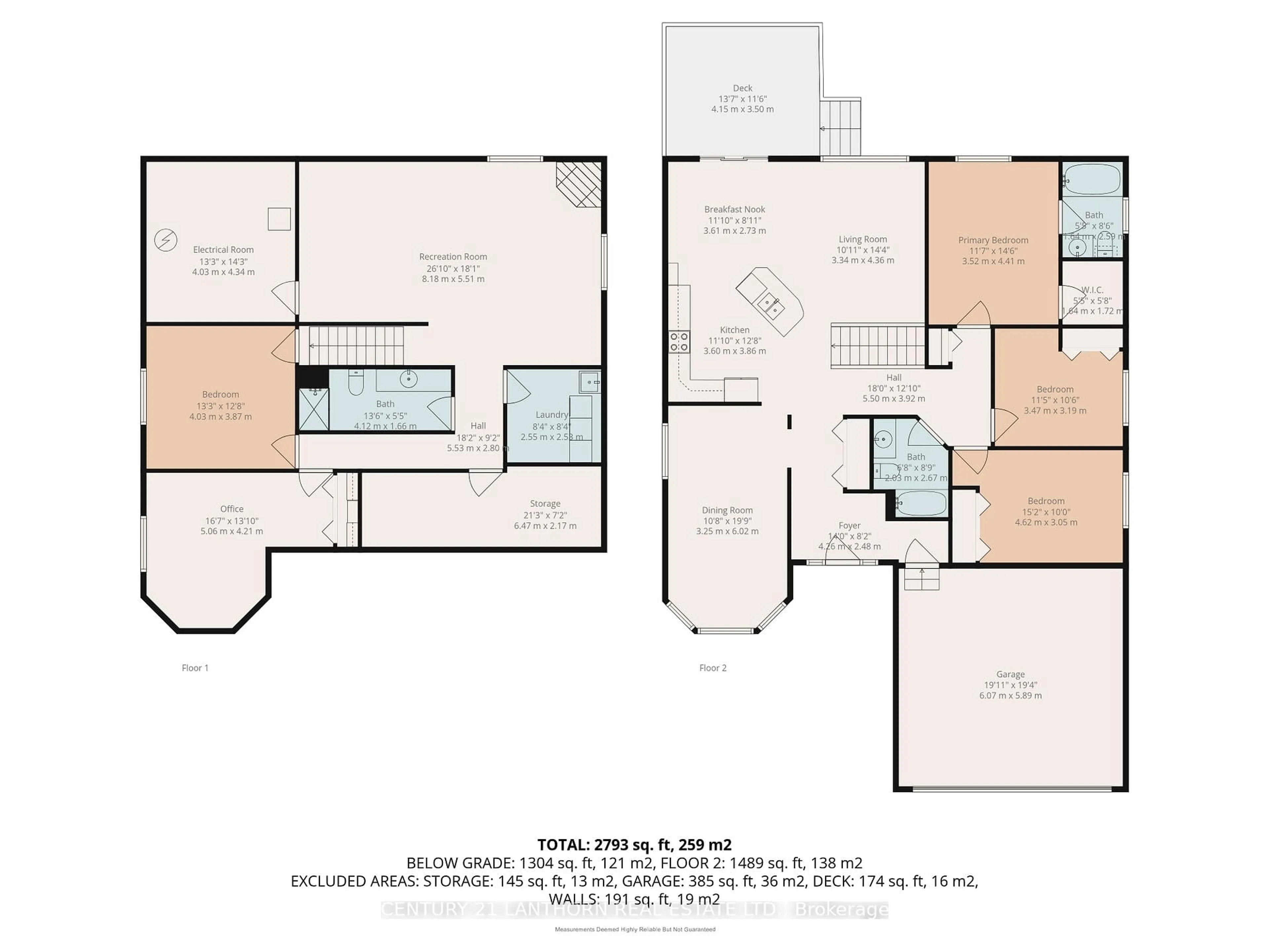 Floor plan for 108 Parkview Hts, Quinte West Ontario K8V 0A3