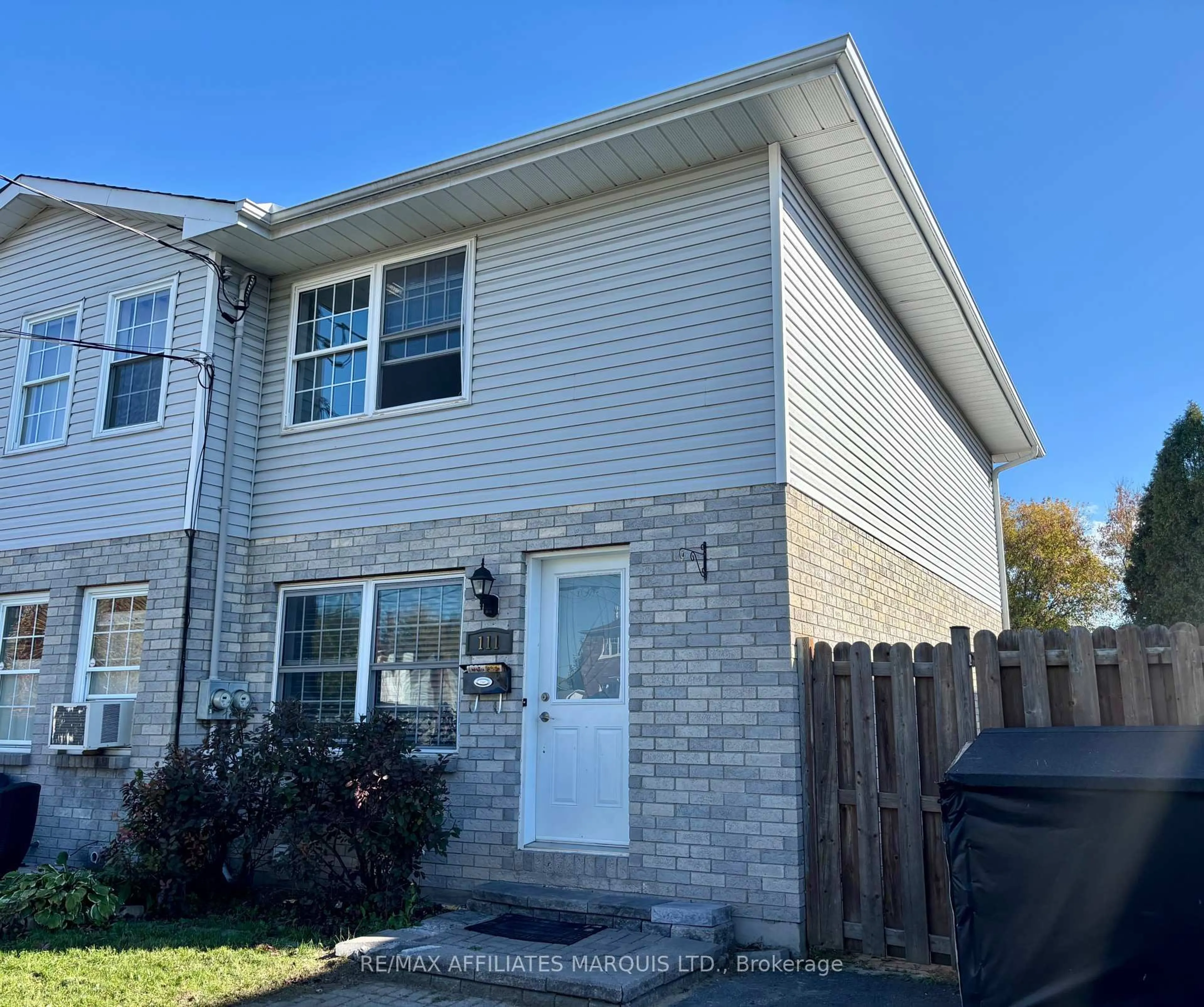 Home with vinyl exterior material, street for 111 Jobin Ave, Cornwall Ontario K6J 3K9