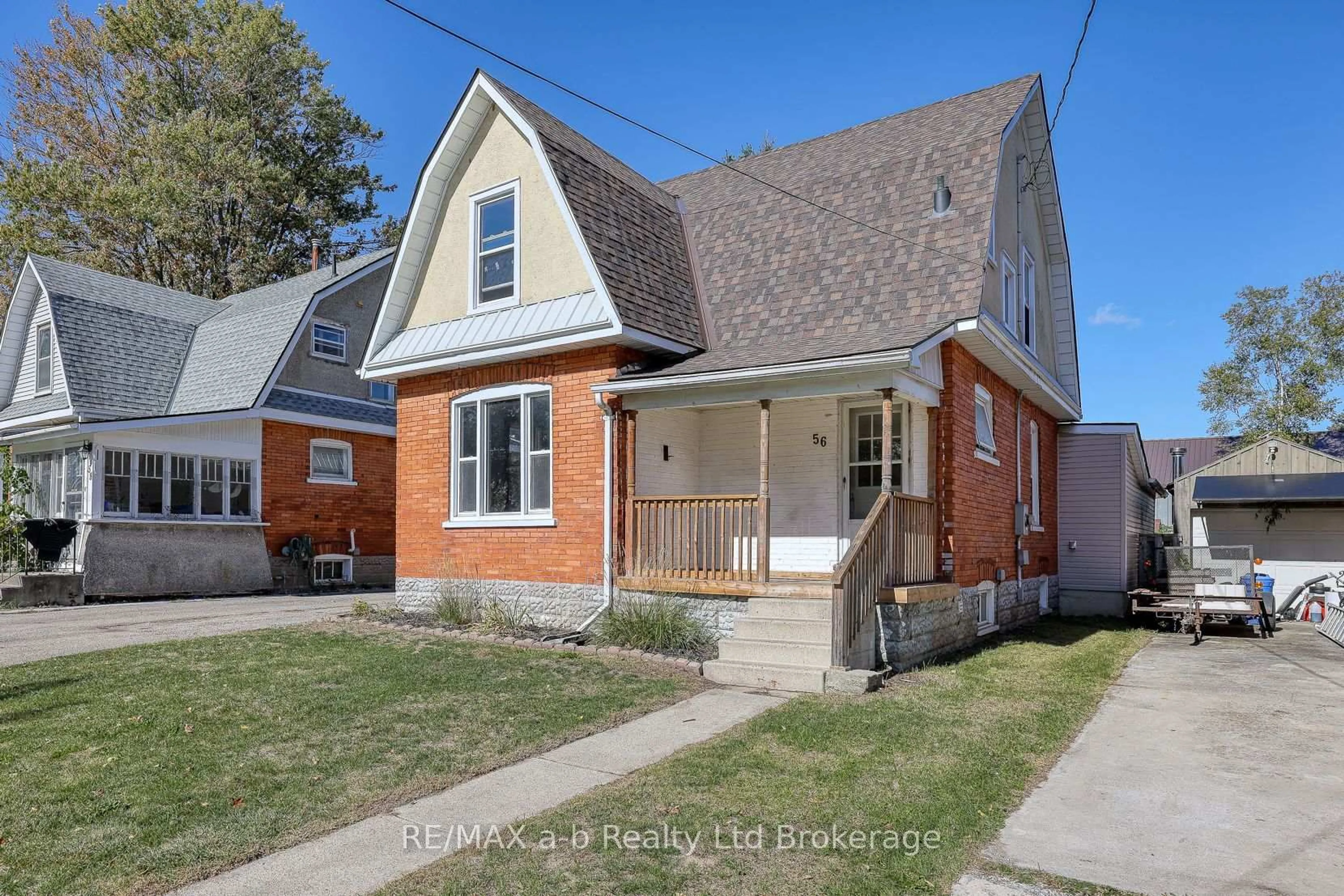 Home with brick exterior material, street for 56 London St, Tillsonburg Ontario N4G 2L5