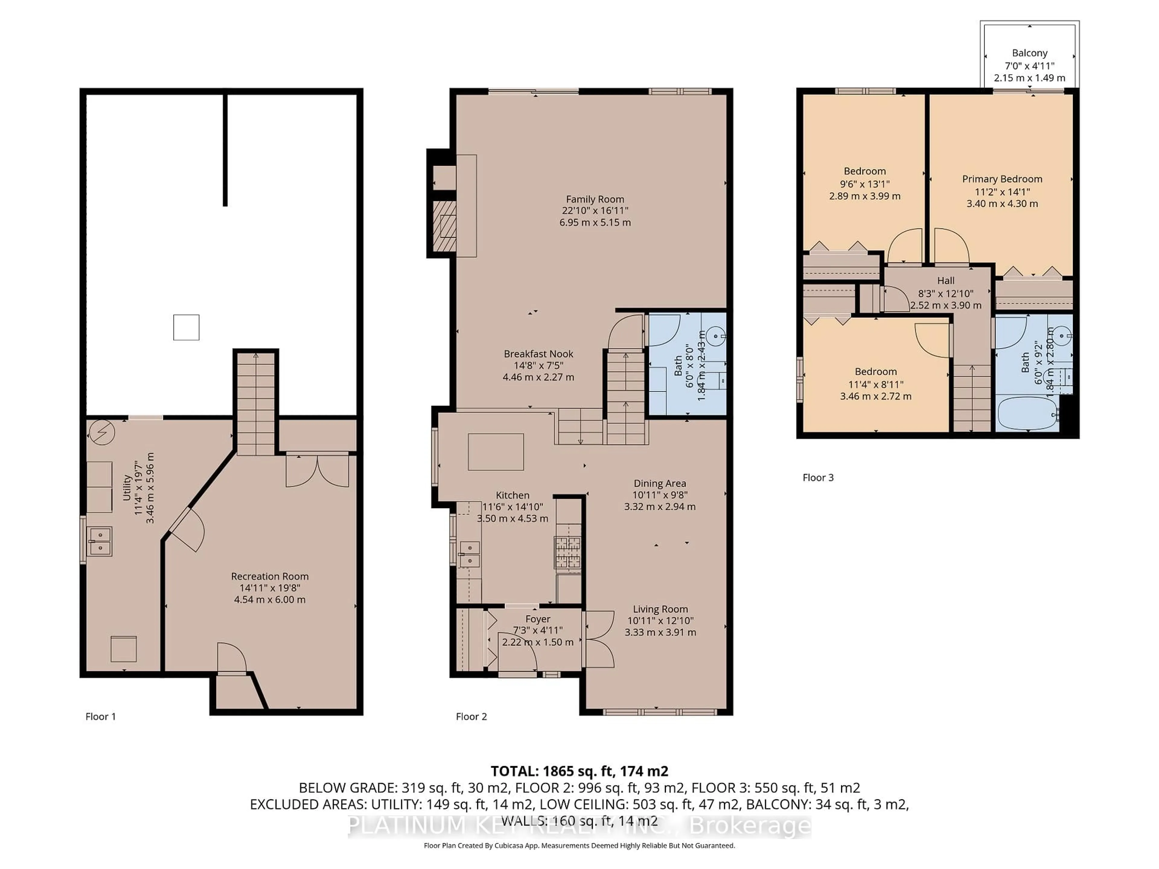 Floor plan for 334 Mckellar St, Strathroy-Caradoc Ontario N7G 2Y5