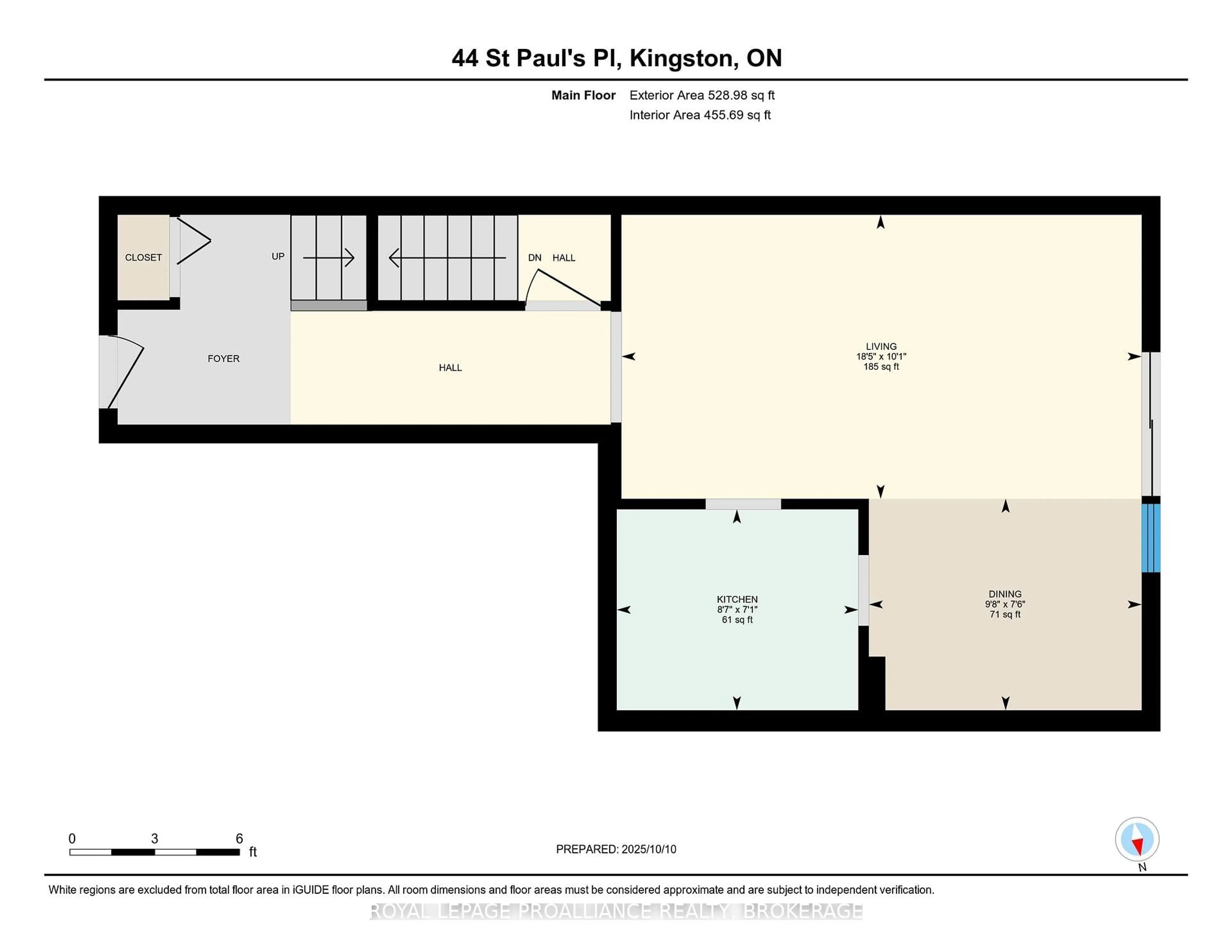 Floor plan for 44 St Pauls Pl, Kingston Ontario K7M 7S4