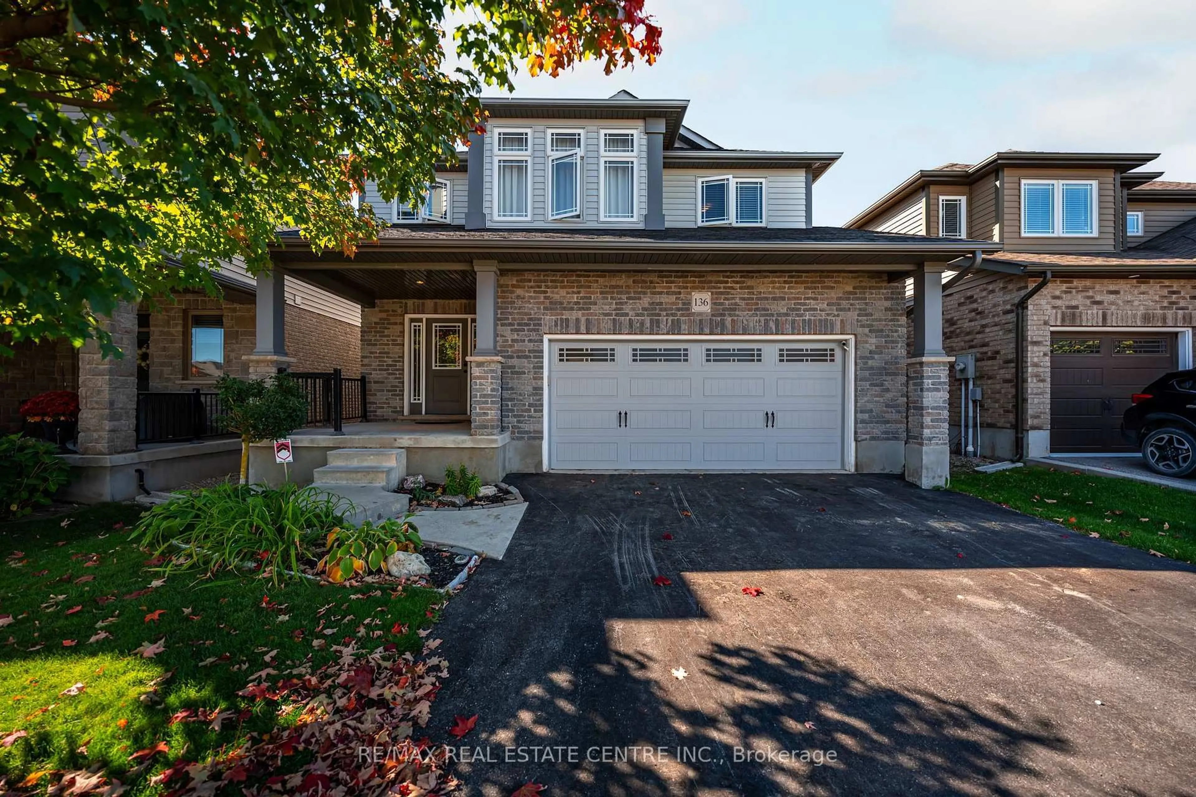 Home with brick exterior material, street for 136 Taylor Dr, East Luther Grand Valley Ontario L9W 6P1