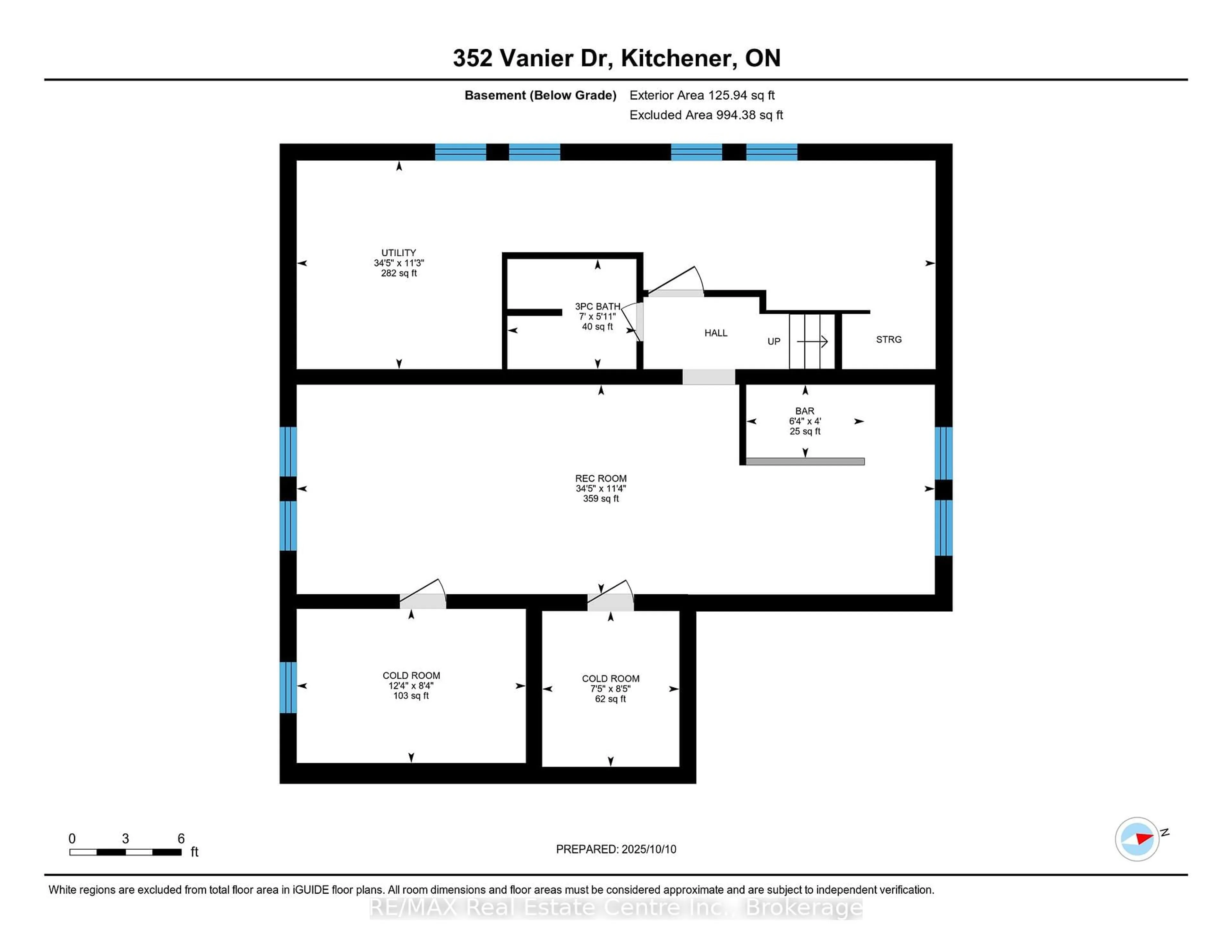 Floor plan for 352 Vanier Dr, Kitchener Ontario N2C 1J9