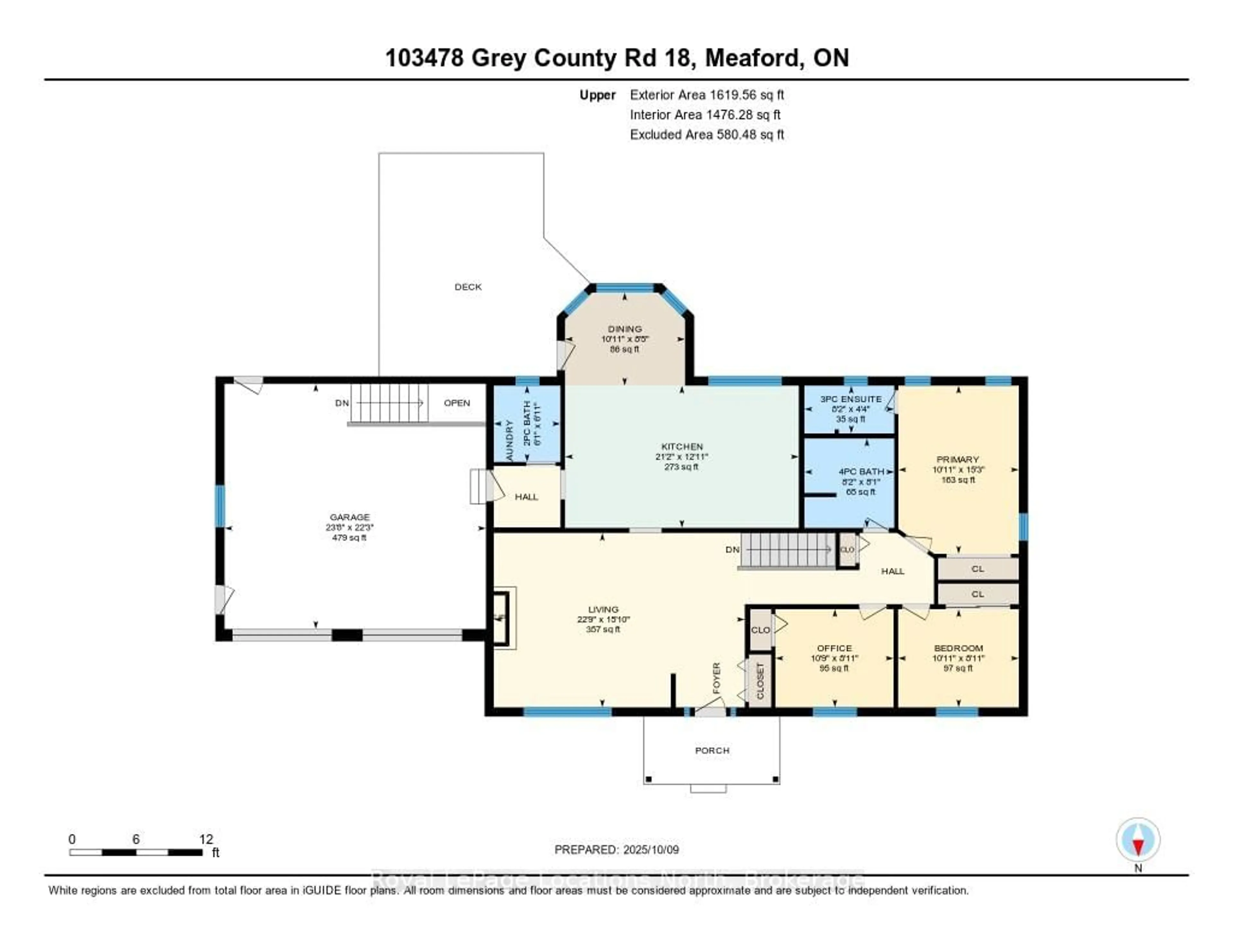 Floor plan for 103478 Grey 18 Rd, Meaford Ontario N4K 5N8