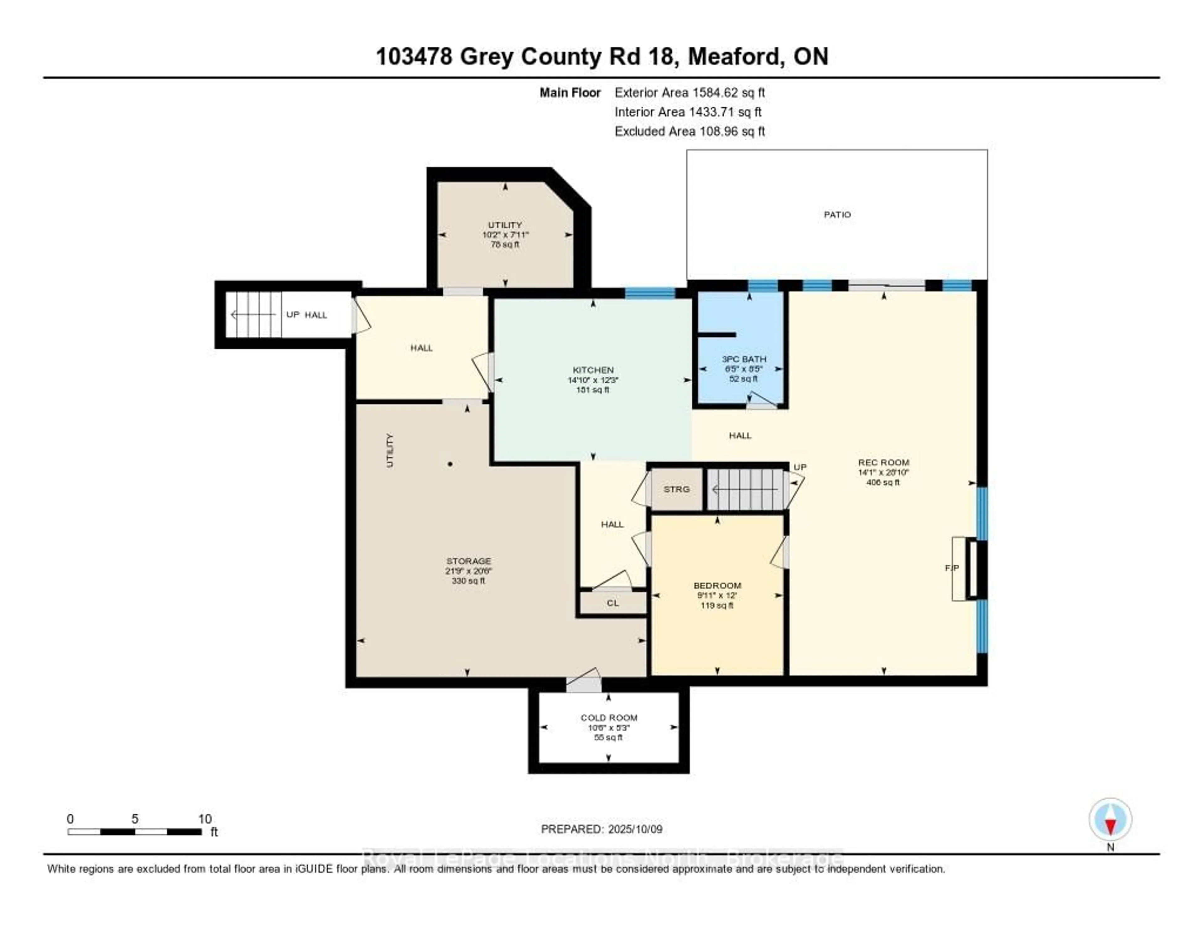 Floor plan for 103478 Grey 18 Rd, Meaford Ontario N4K 5N8