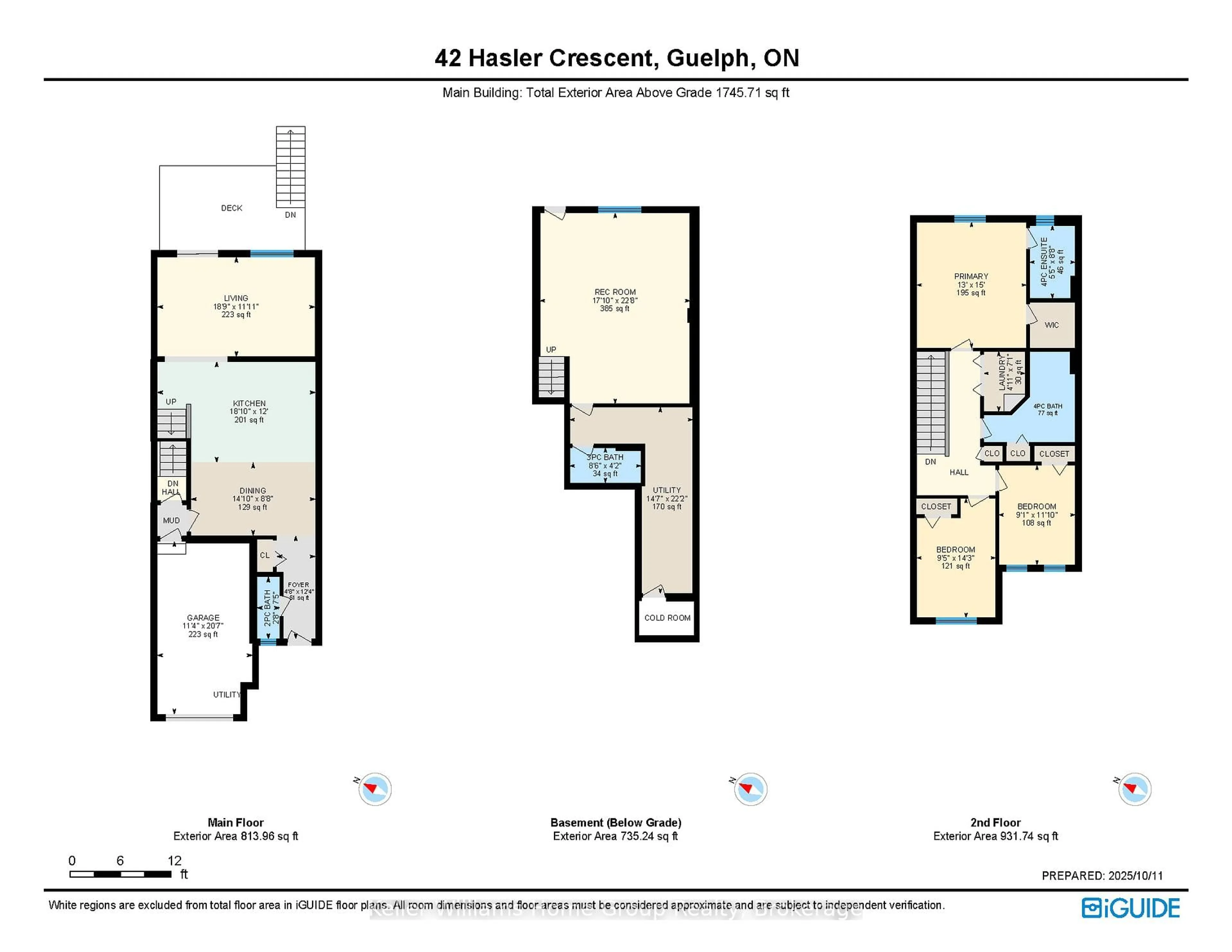Floor plan for 42 HASLER Cres, Guelph Ontario N1L 0A2