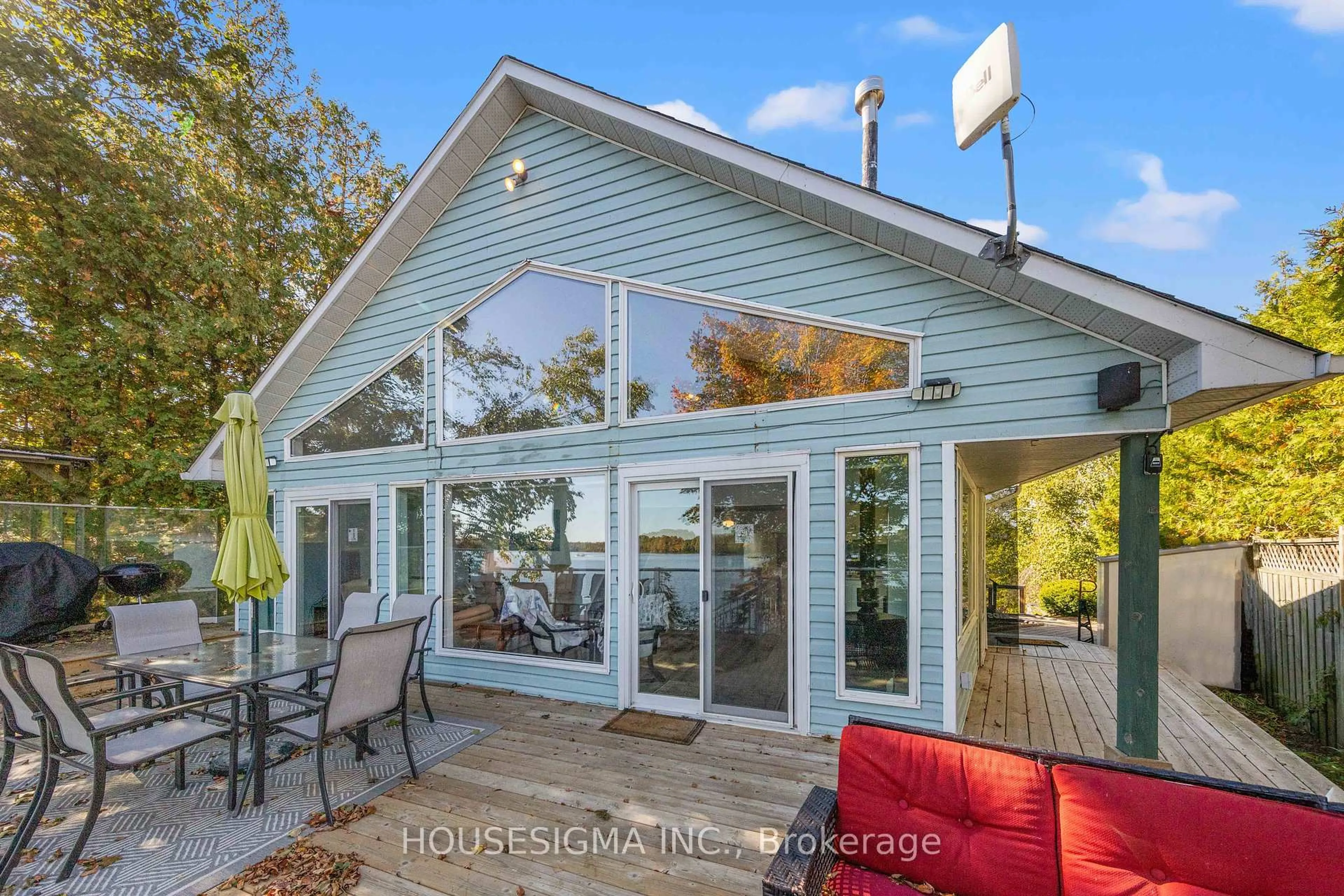 Home with vinyl exterior material, water/lake/river/ocean view for 123 Fells Point Rd, Kawartha Lakes Ontario K0M 1N0