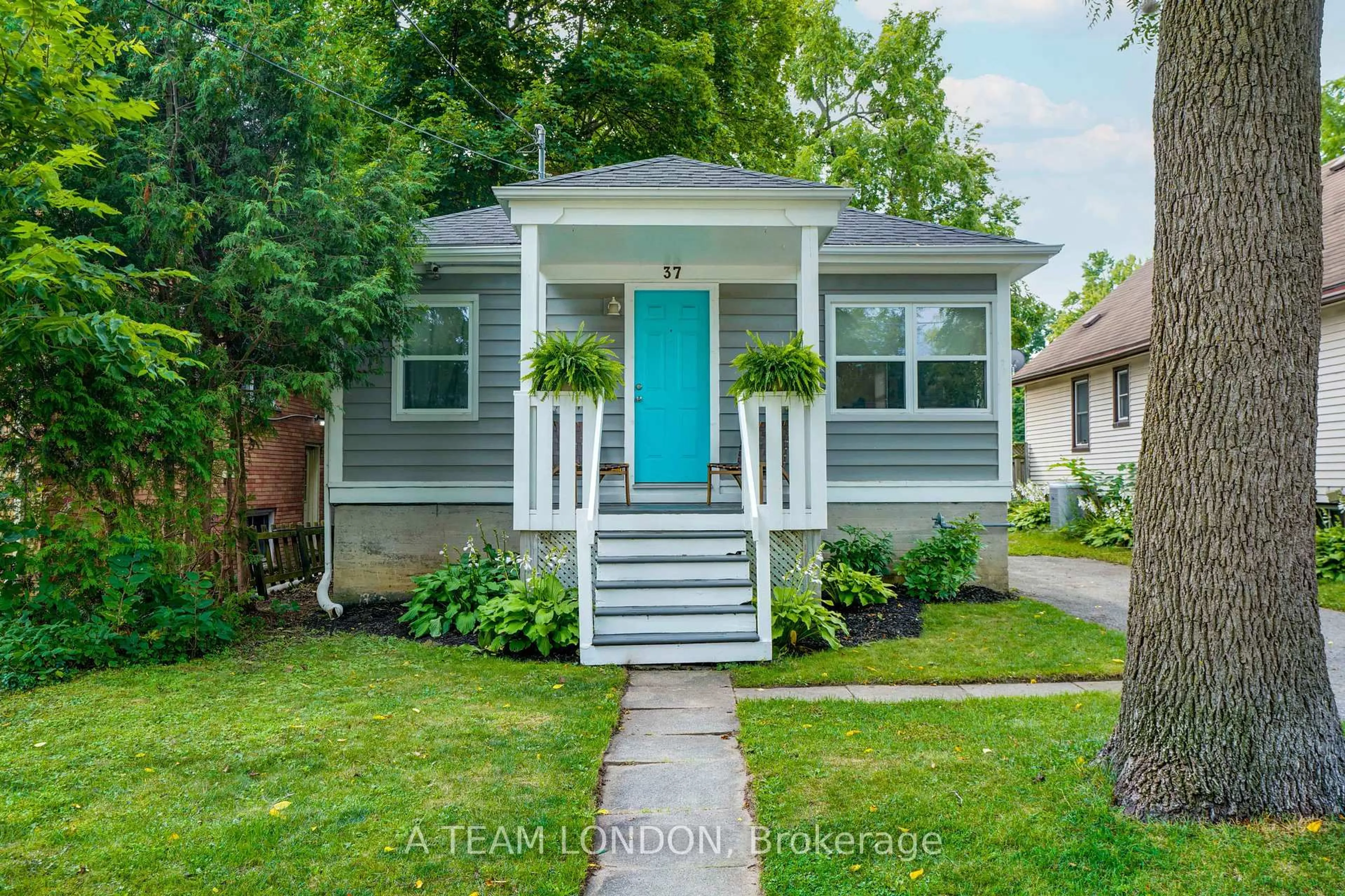 Home with vinyl exterior material, street for 37 McClary Ave, London South Ontario N6C 1P6