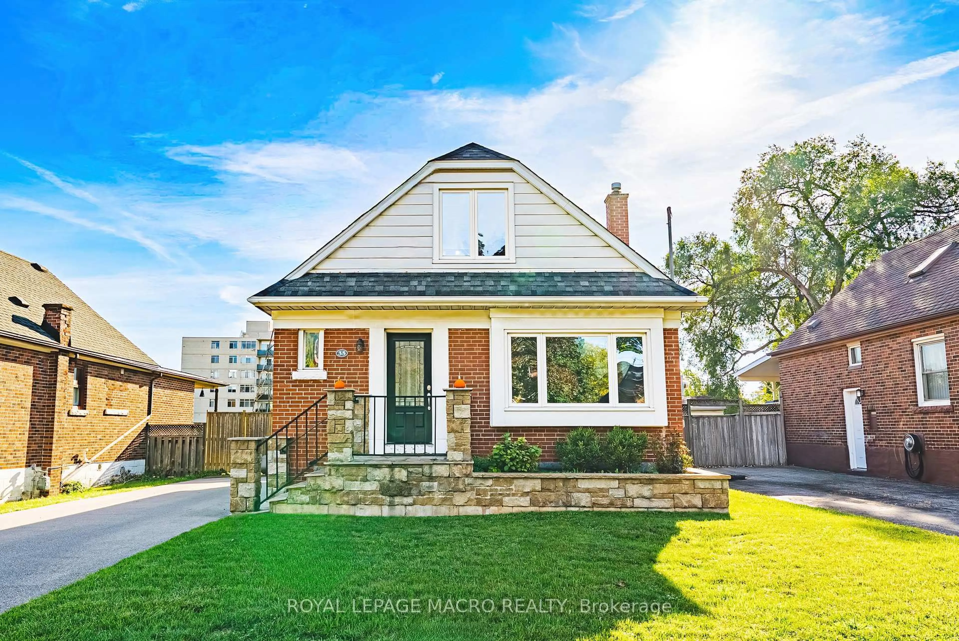 Home with brick exterior material, street for 35 Ipswich Rd, Hamilton Ontario L8K 3E8
