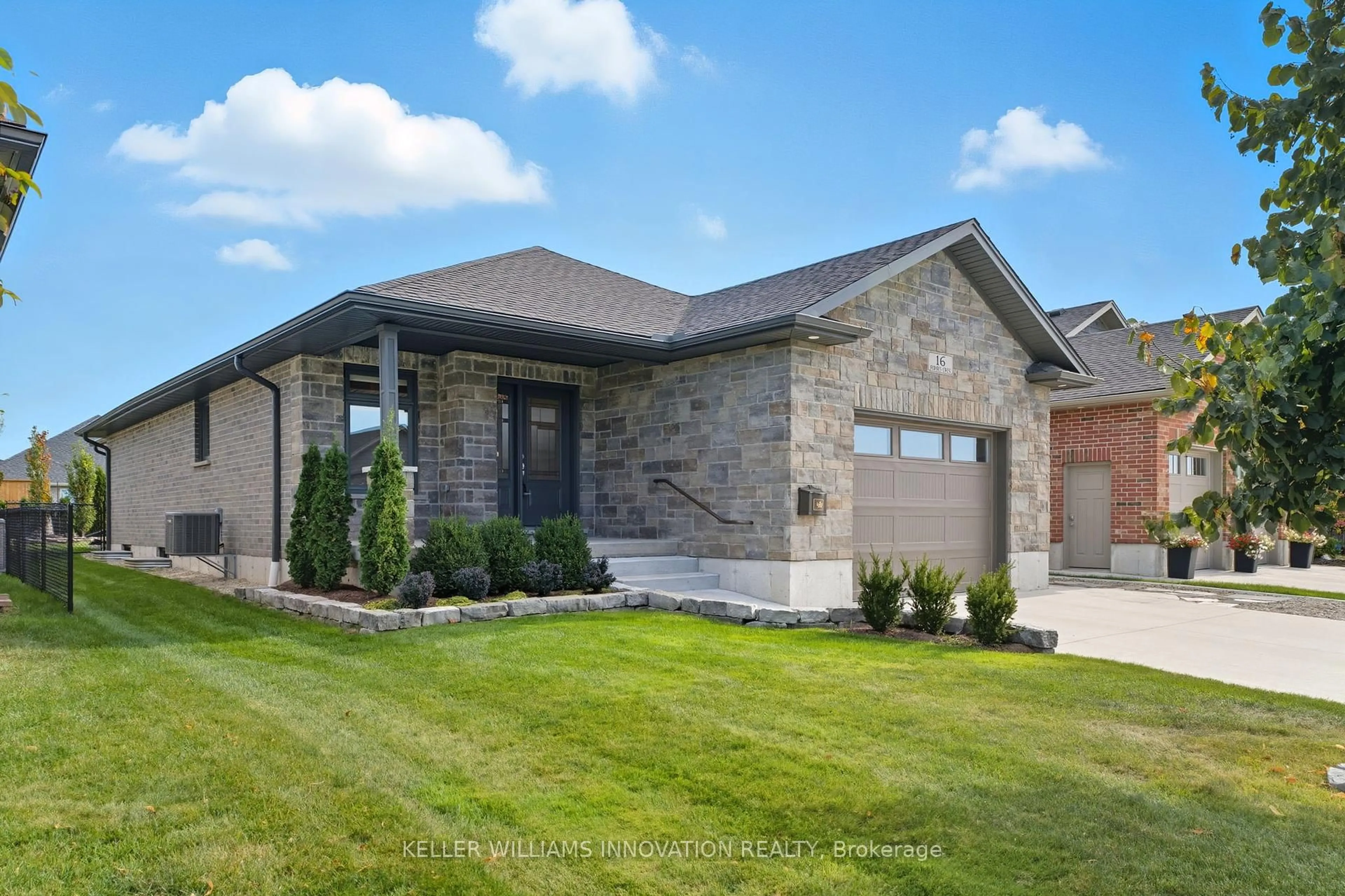 Home with brick exterior material, street for 16 Forbes Cres, North Perth Ontario N4W 0B3