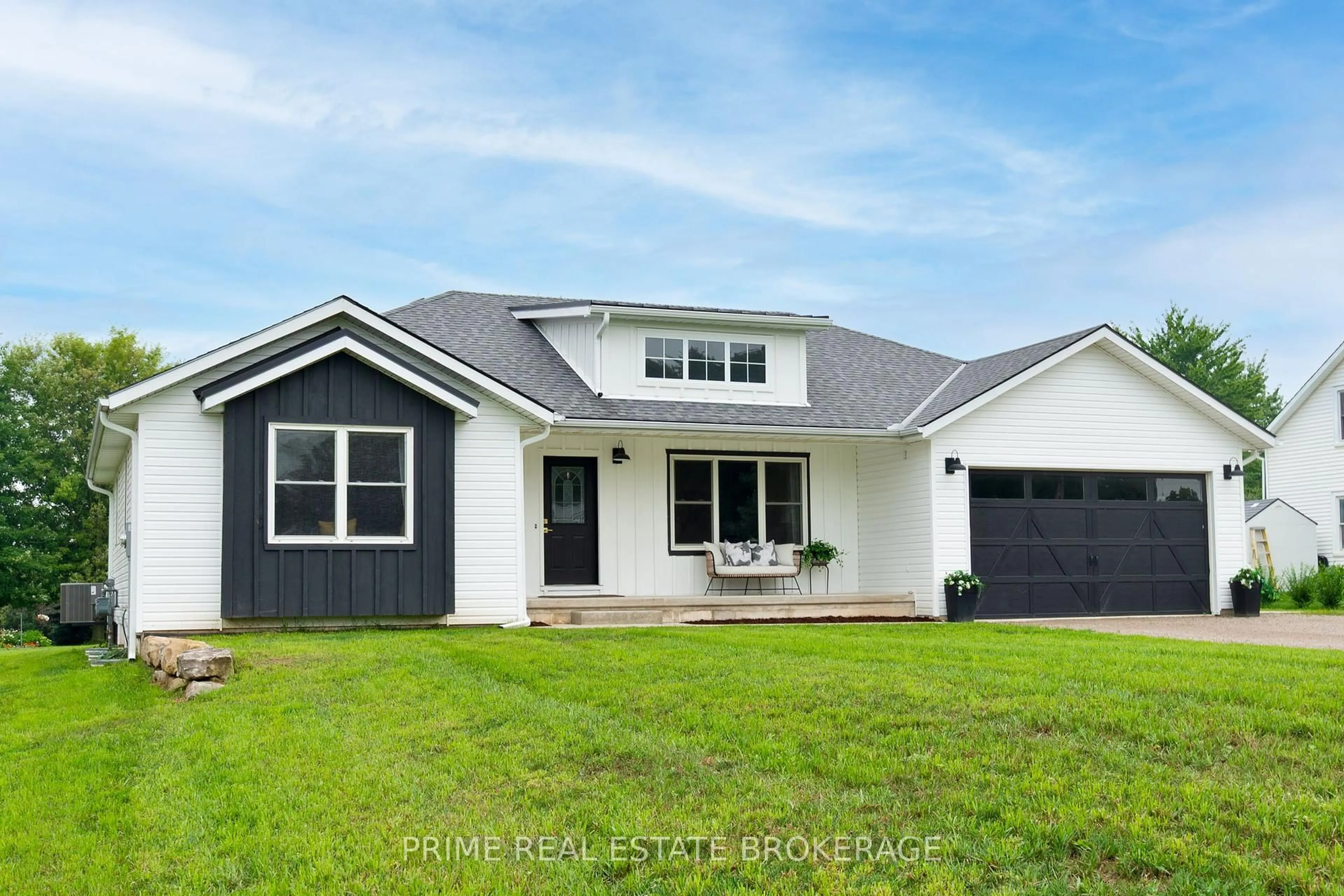 Home with vinyl exterior material, street for 8865 Iona Rd, Dutton/Dunwich Ontario N0L 1P0