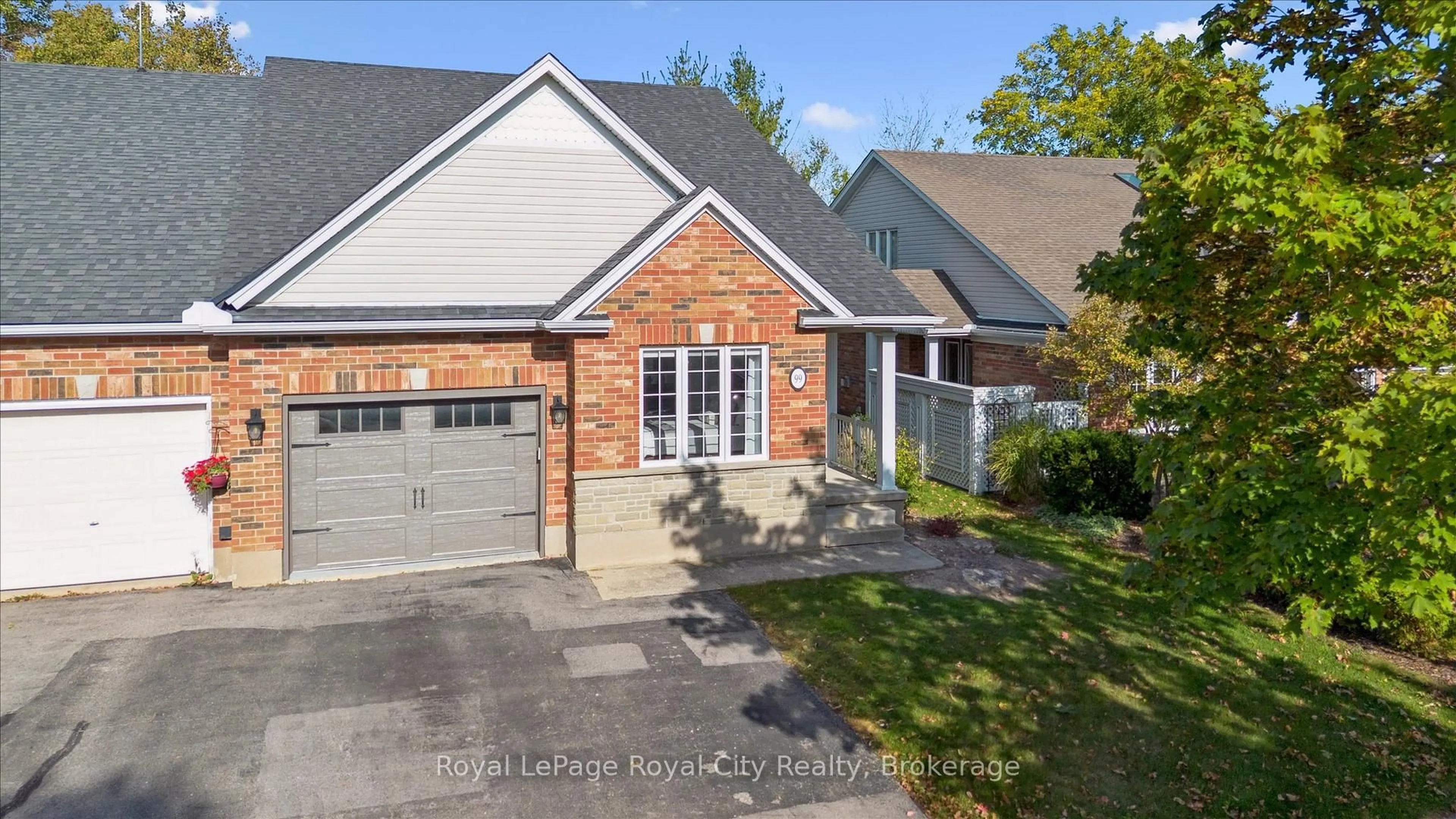 Home with brick exterior material, street for 99 Schroder Cres, Guelph Ontario N1E 7B4