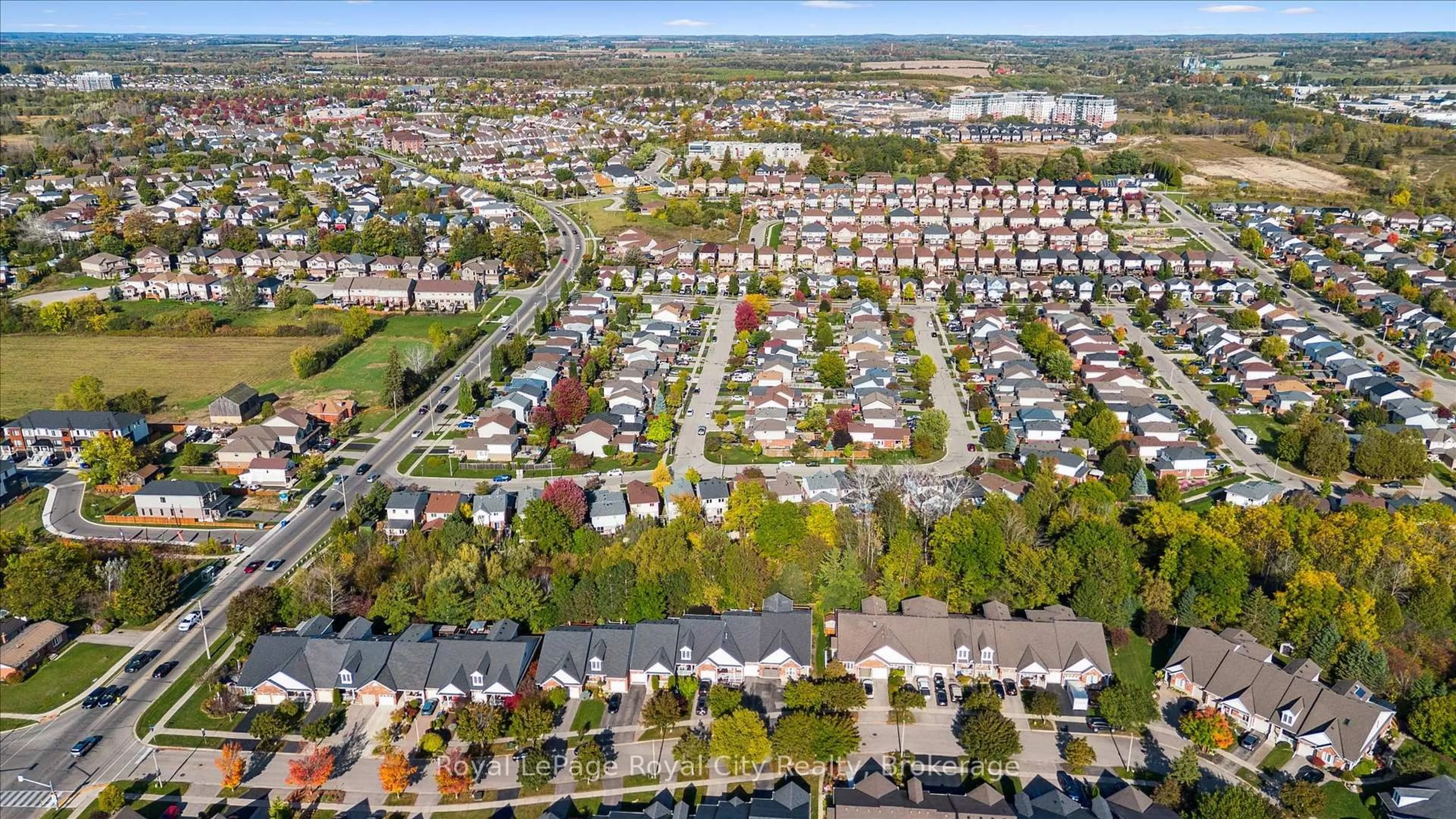 A pic from outside/outdoor area/front of a property/back of a property/a pic from drone, street for 99 Schroder Cres, Guelph Ontario N1E 7B4