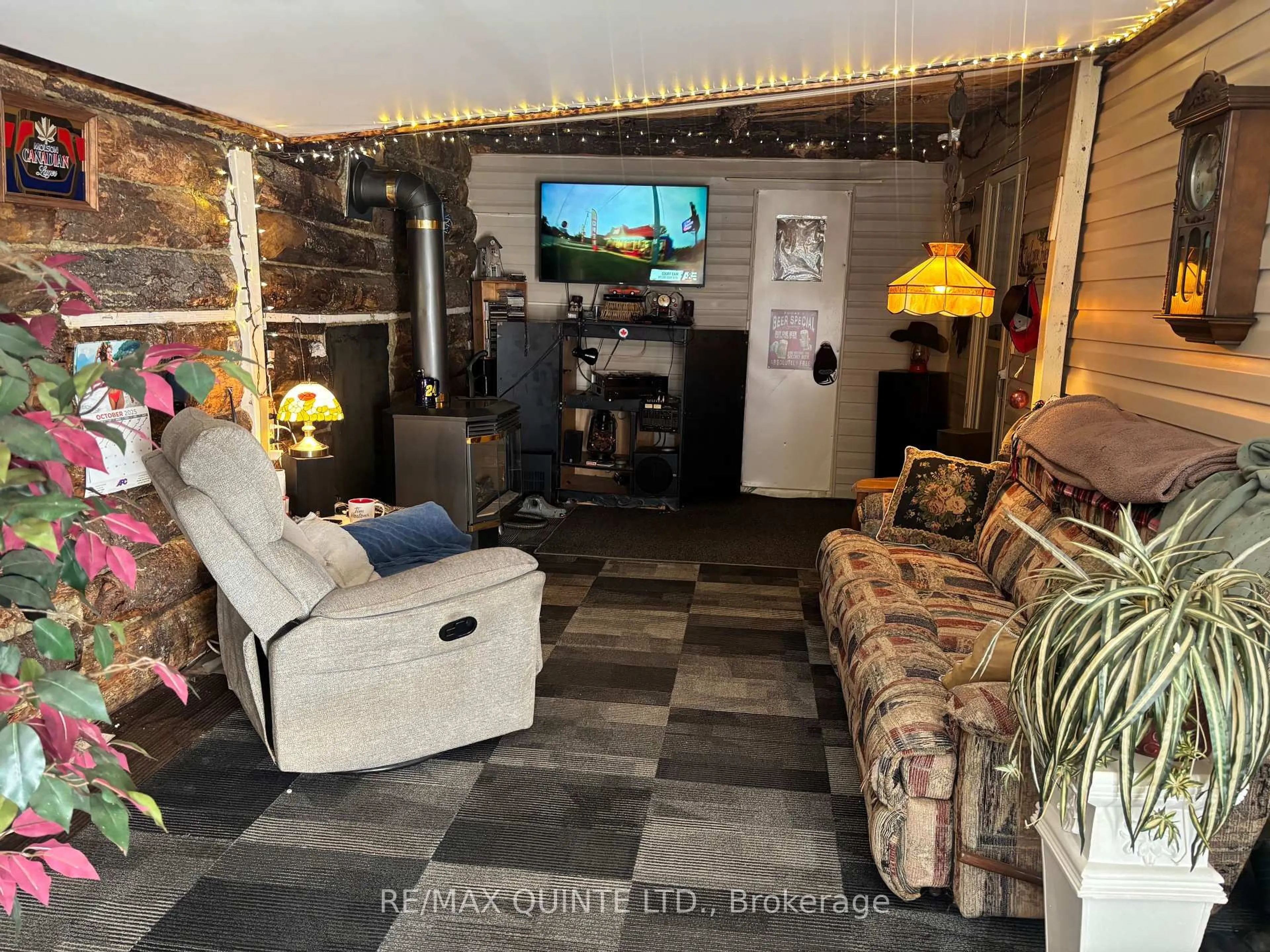 Living room with furniture, unknown for 63 Whites Rd #151, Quinte West Ontario K8P 5P5