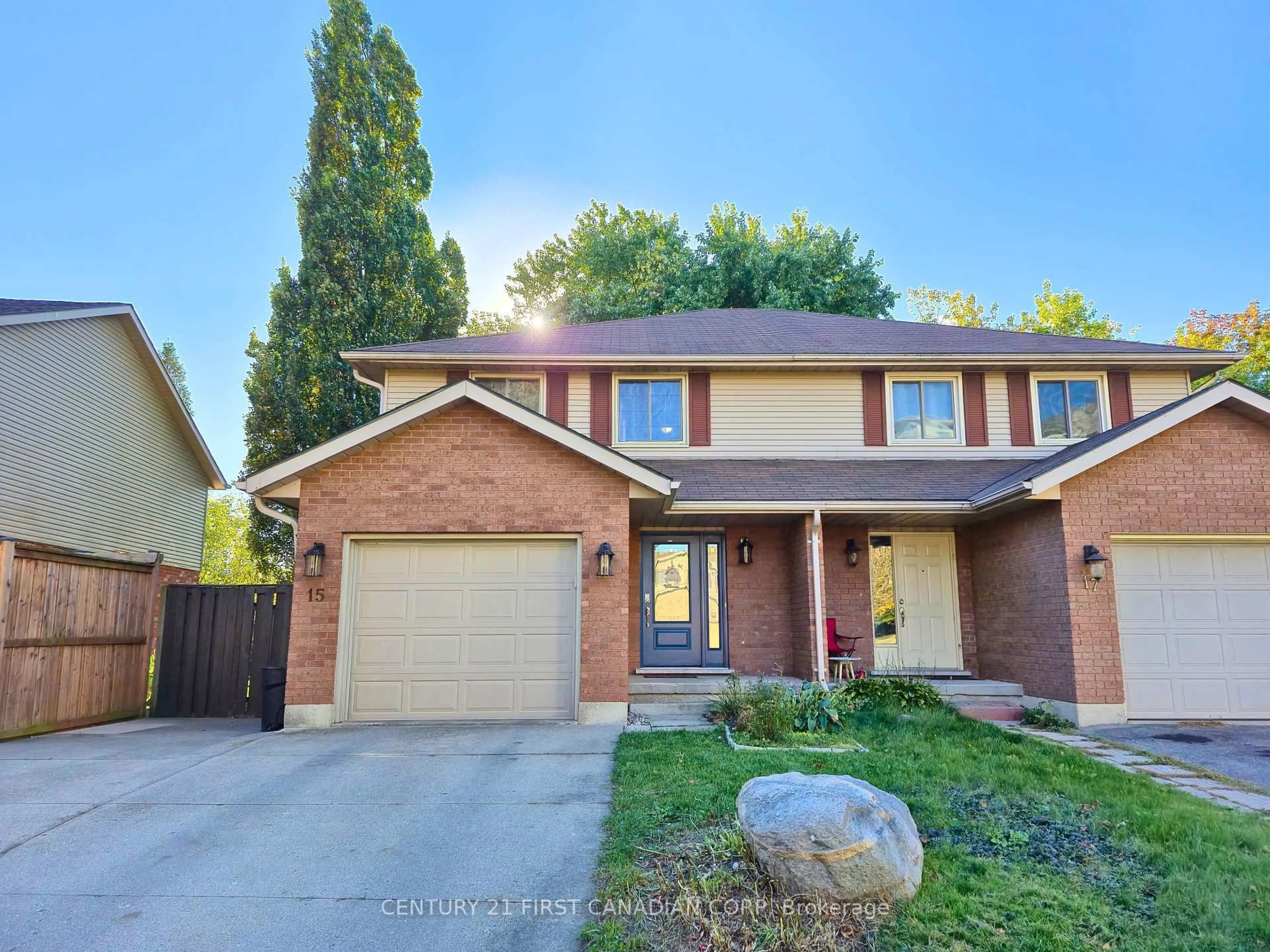 Home with brick exterior material, street for 15 Mohican Dr, Woodstock Ontario N4T 1H4