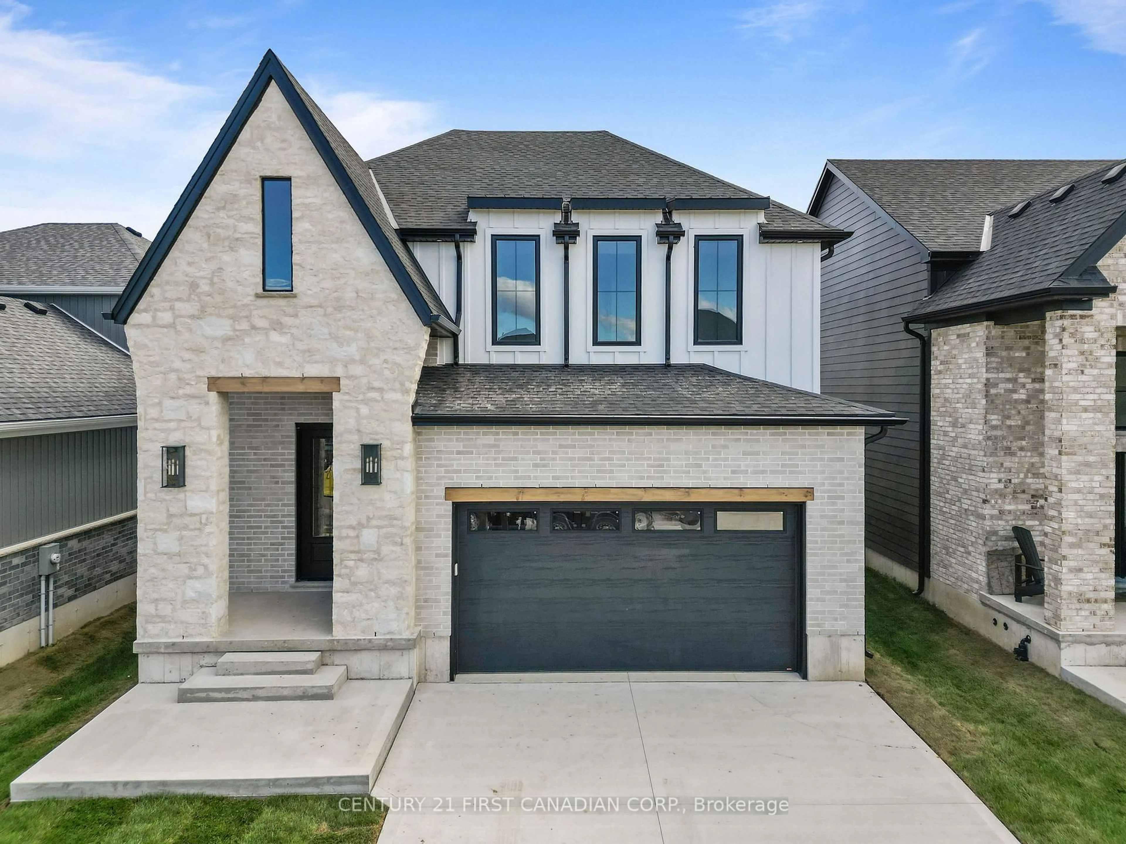 Home with brick exterior material, street for 8 Sheldabren St, North Middlesex Ontario N0M 1A0