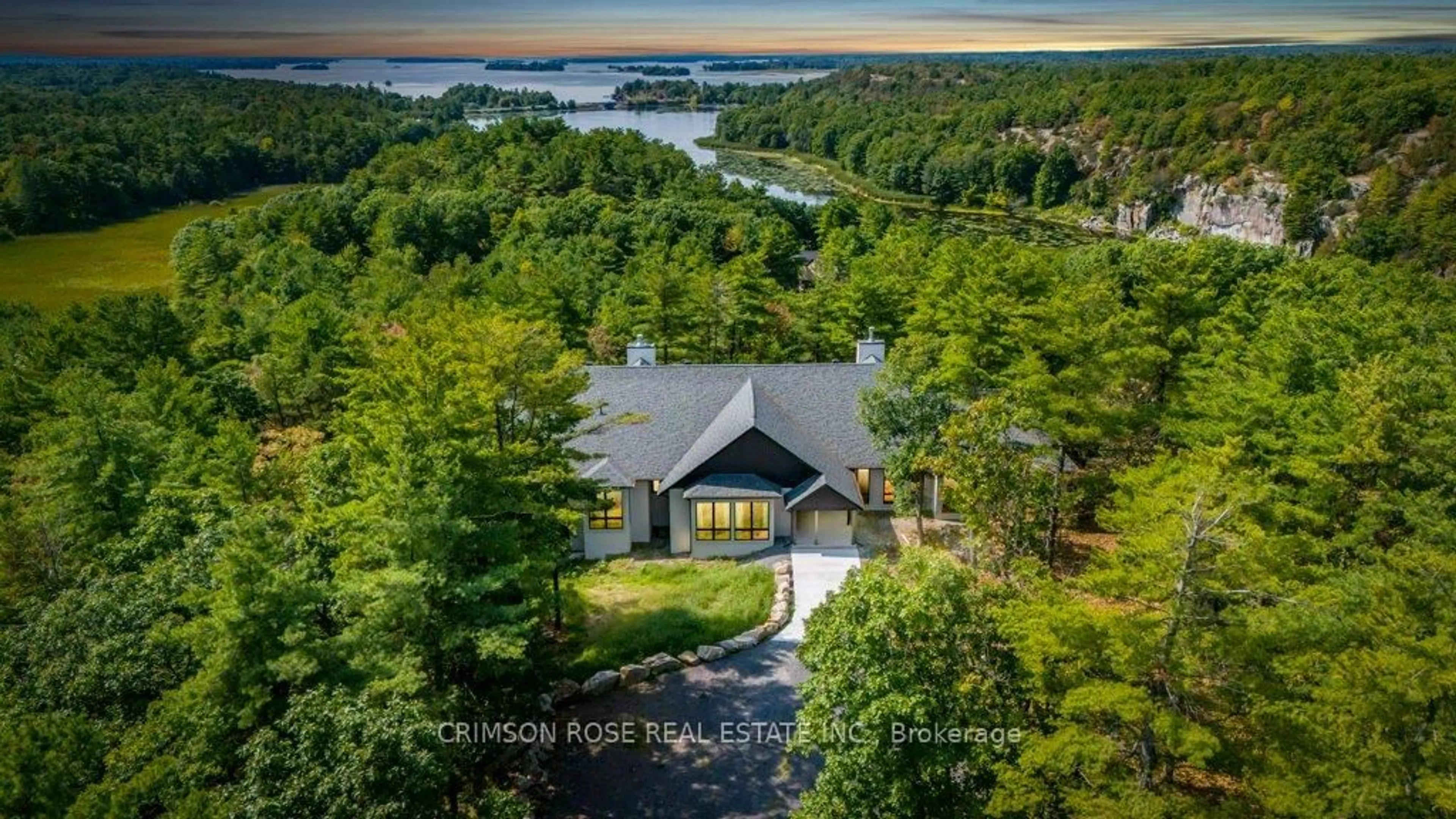 A pic from outside/outdoor area/front of a property/back of a property/a pic from drone, water/lake/river/ocean view for 247 Tumbledown Rd, Front of Leeds & Seeleys Bay Ontario K0E 1L0