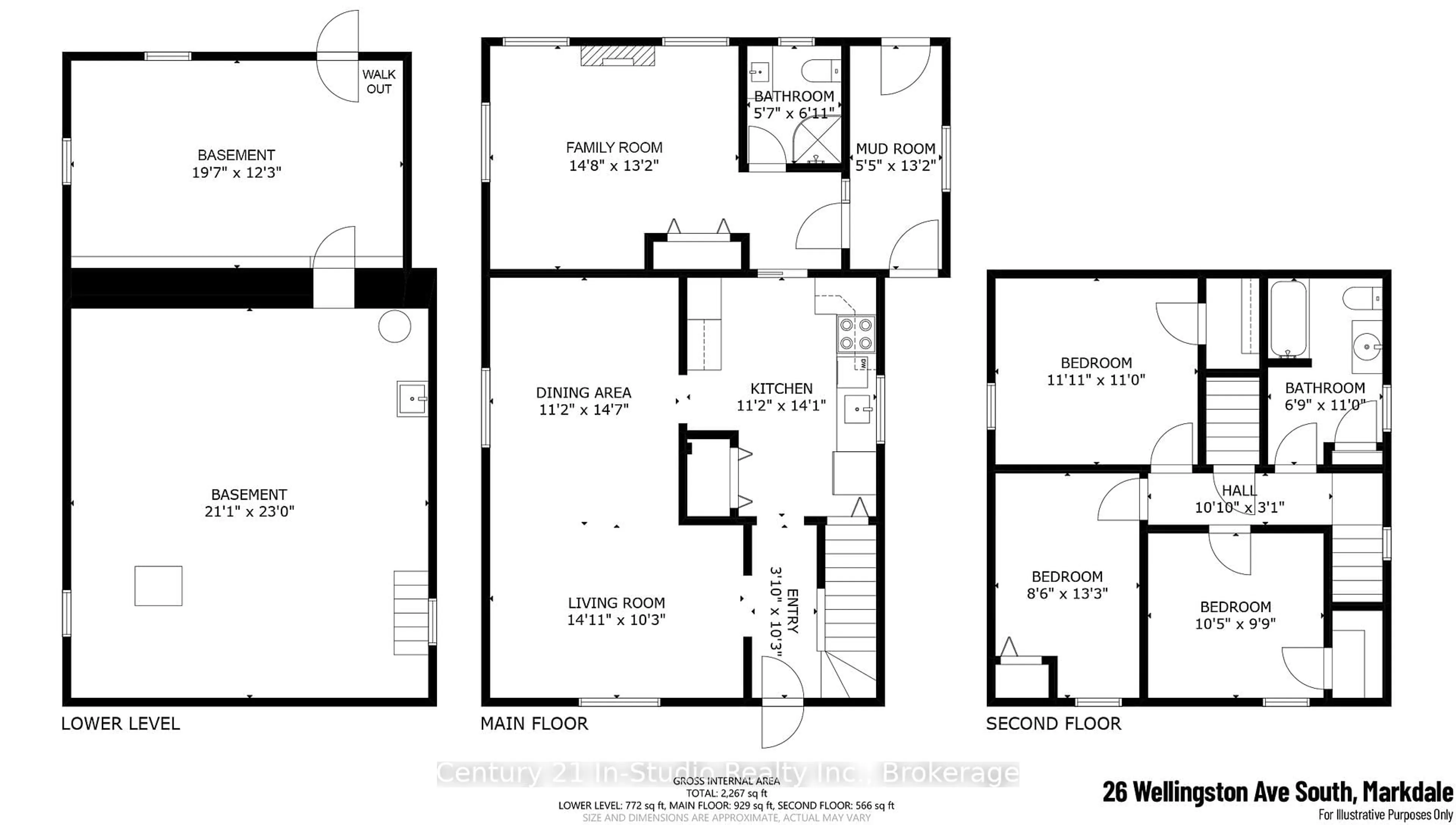 Floor plan for 26 Wellington Ave, Grey Highlands Ontario N0C 1H0
