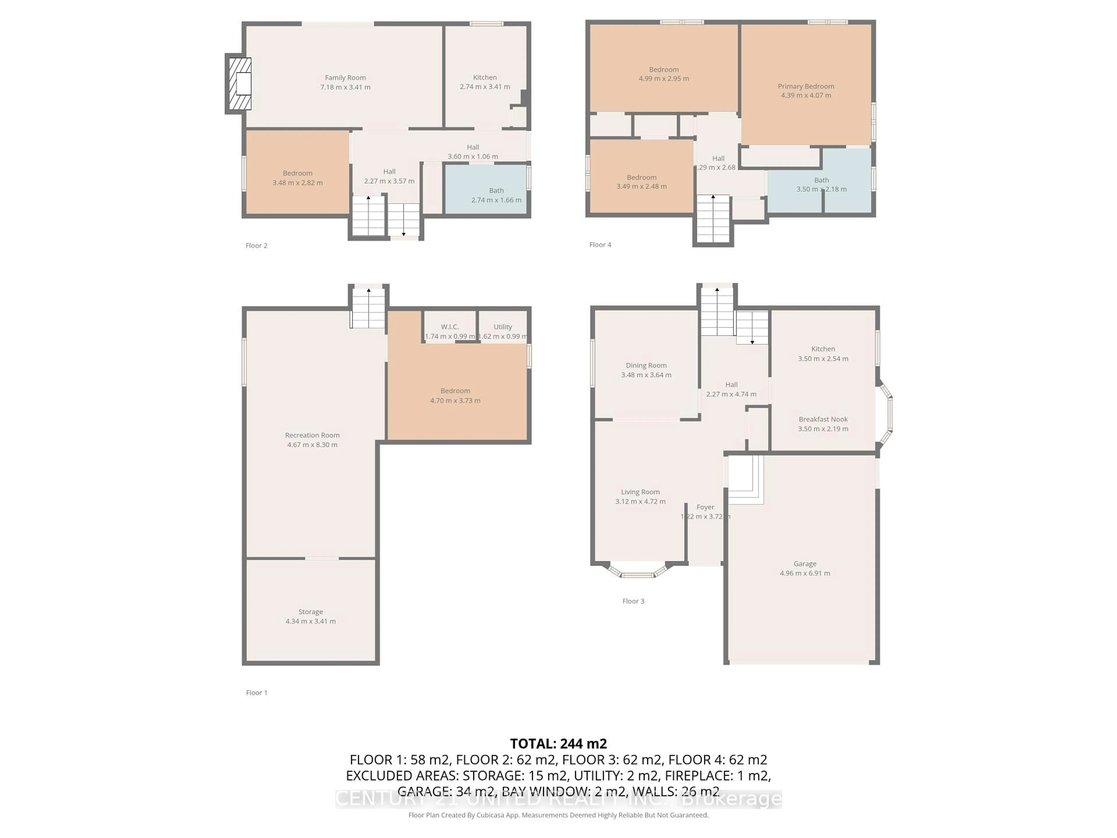 Floor plan for 72 Regent St, Selwyn Ontario K0L 2H0