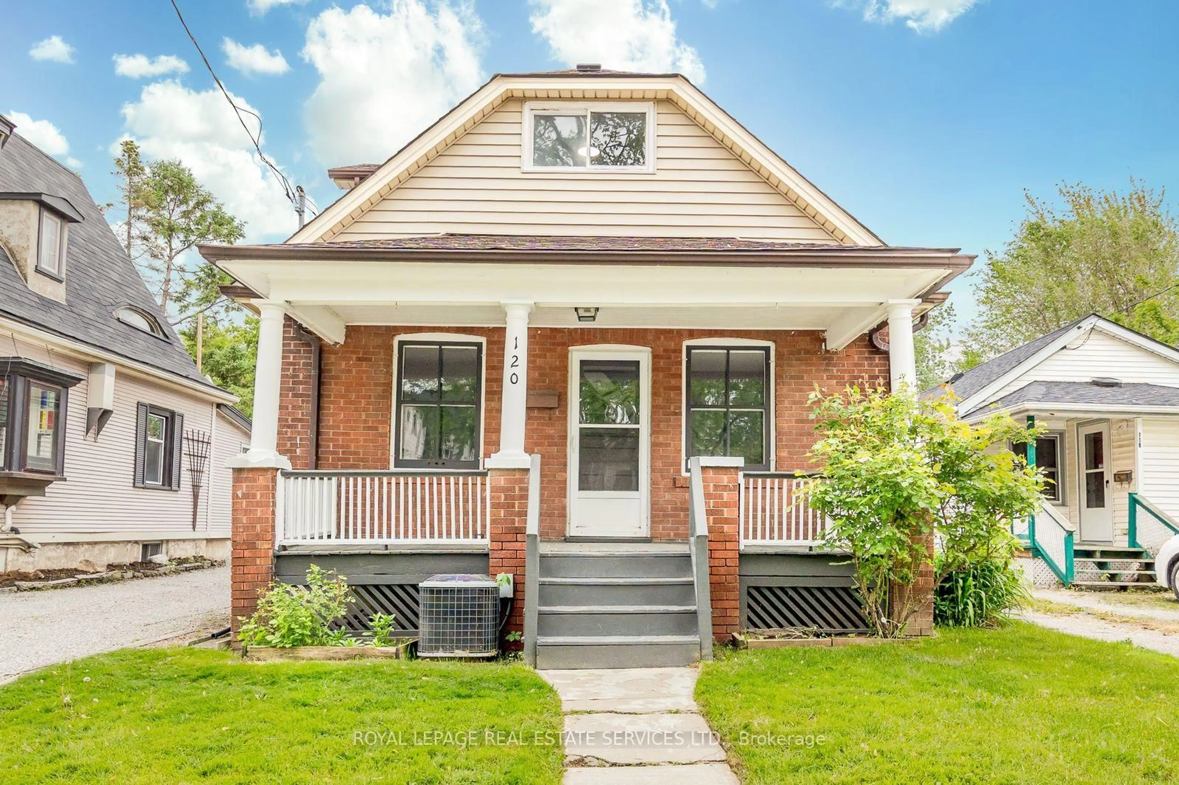 Home with brick exterior material, street for 120 Page St, St. Catharines Ontario L2R 4A9