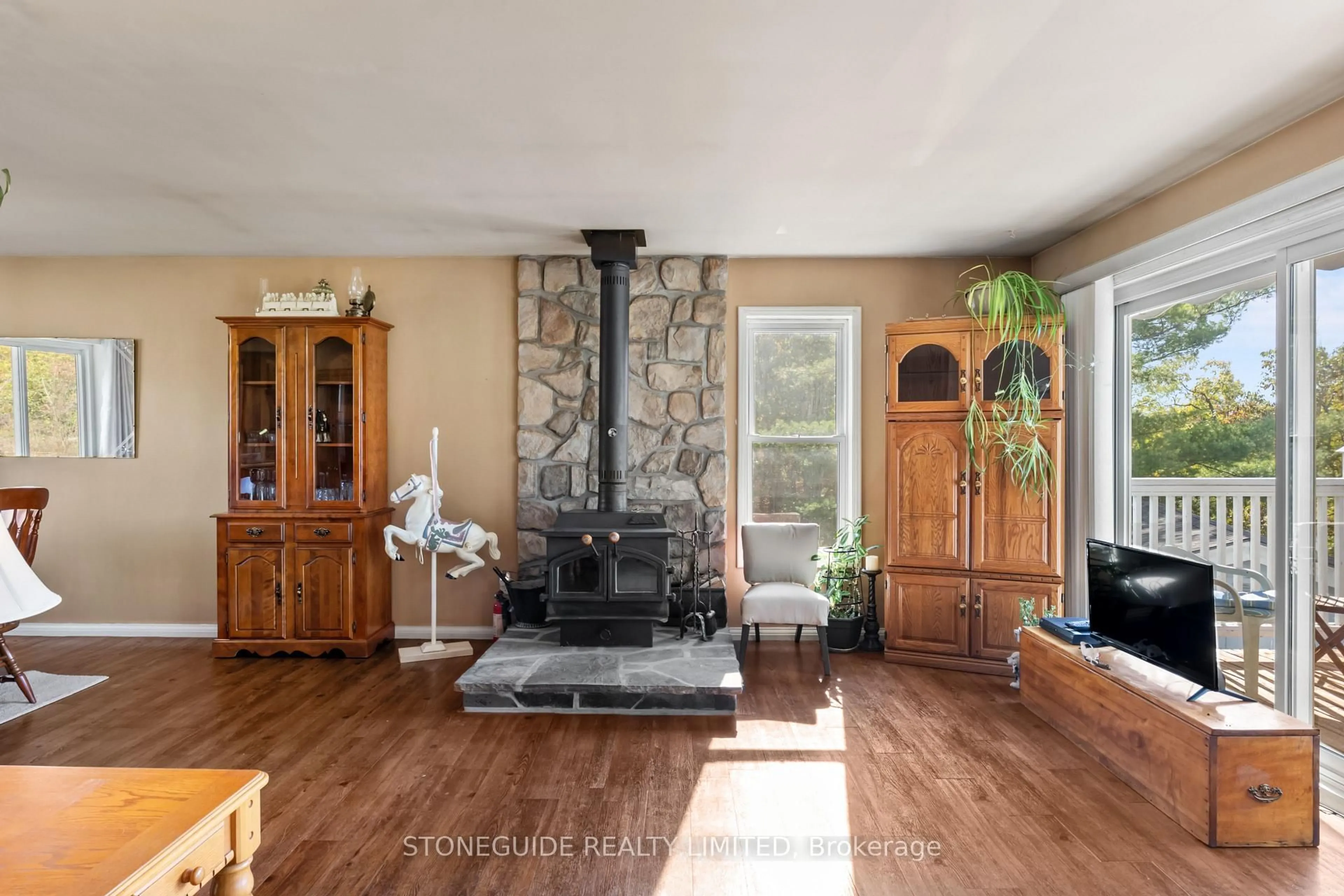 Living room with furniture, unknown for 3677 County Road 6, Douro-Dummer Ontario K0L 2H0