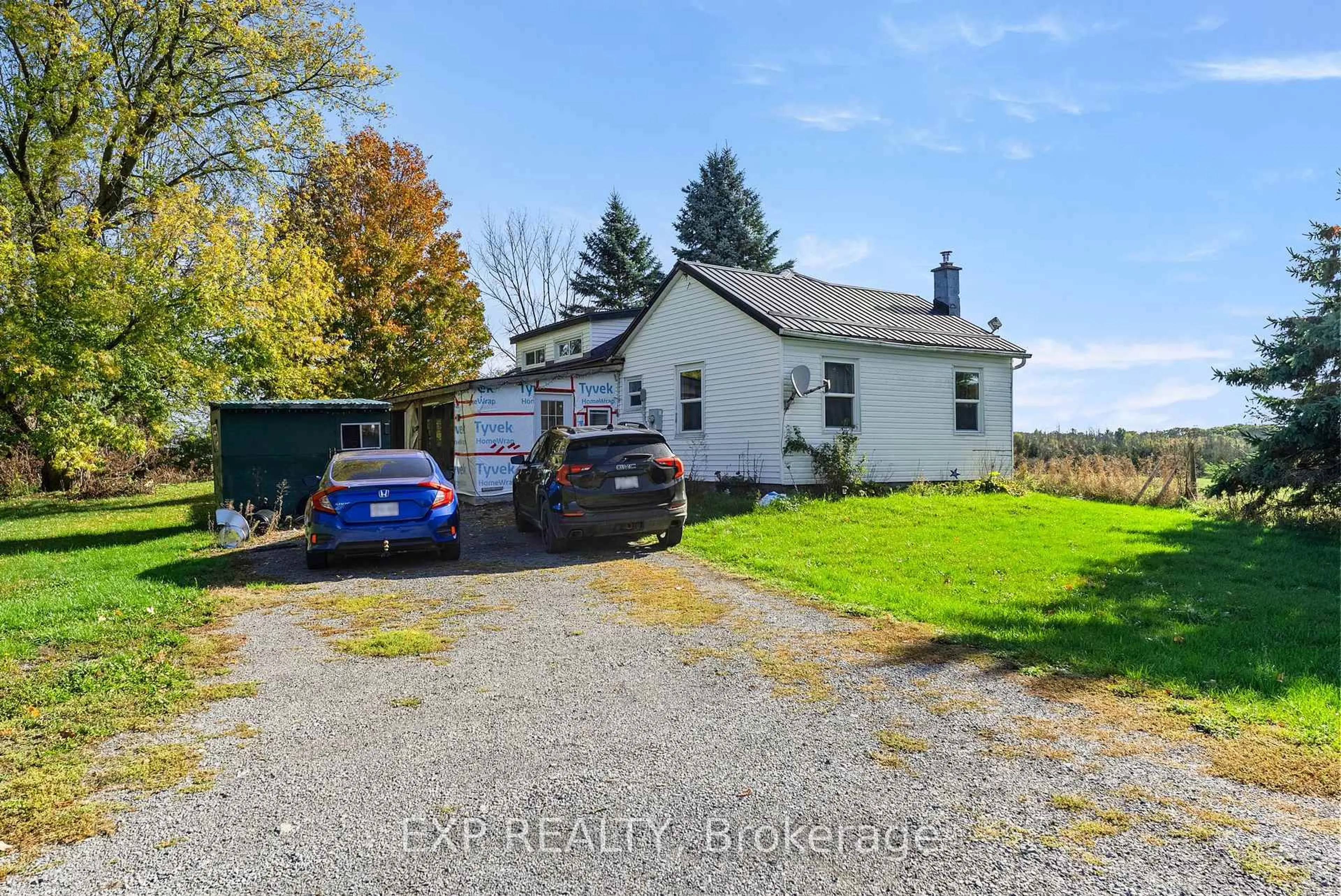 A pic from outside/outdoor area/front of a property/back of a property/a pic from drone, building for 225 Joyce Rd, Stone Mills Ontario K0K 2Z0