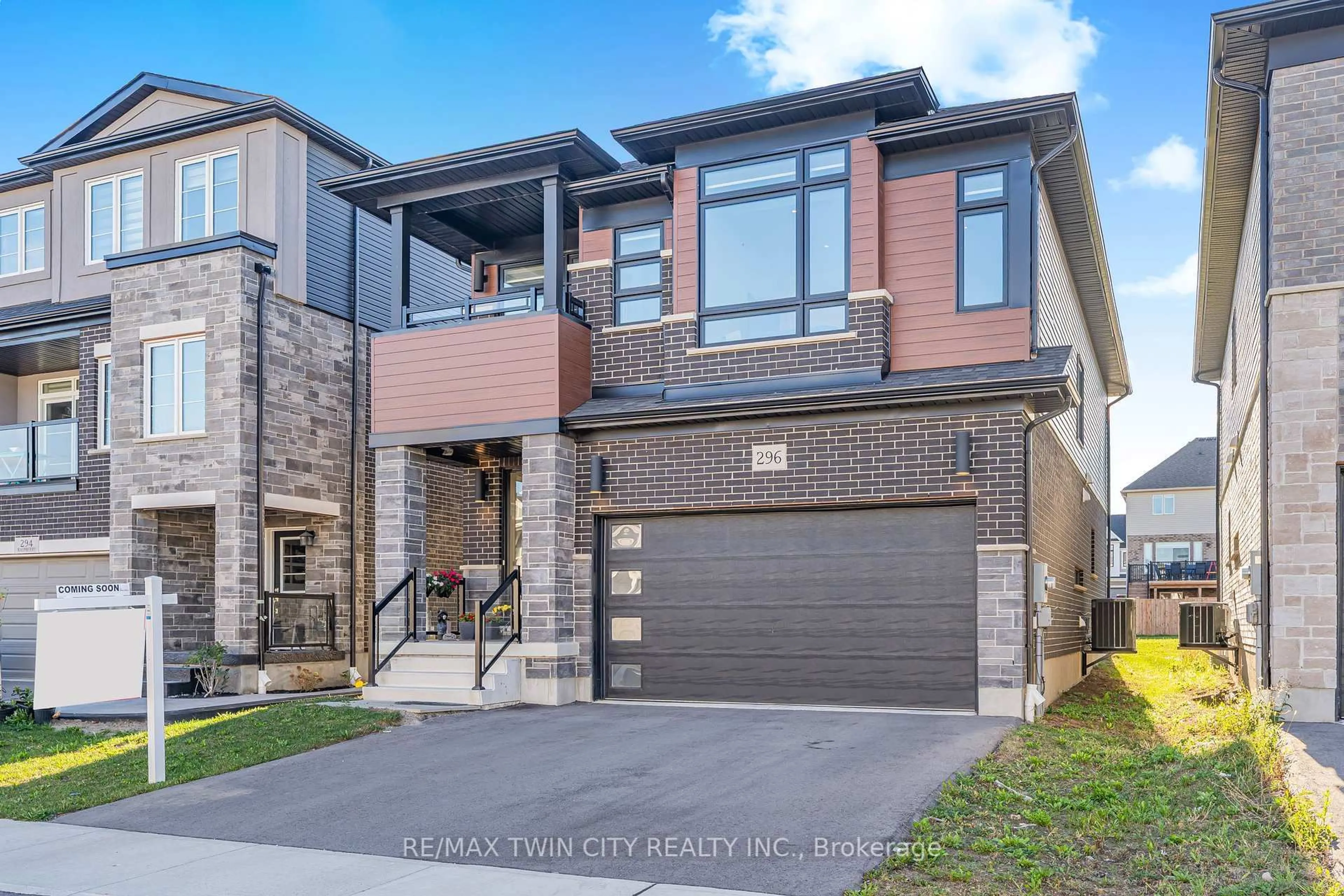 Home with brick exterior material, street for 296 Raspberry Pl, Waterloo Ontario N2V 0H3