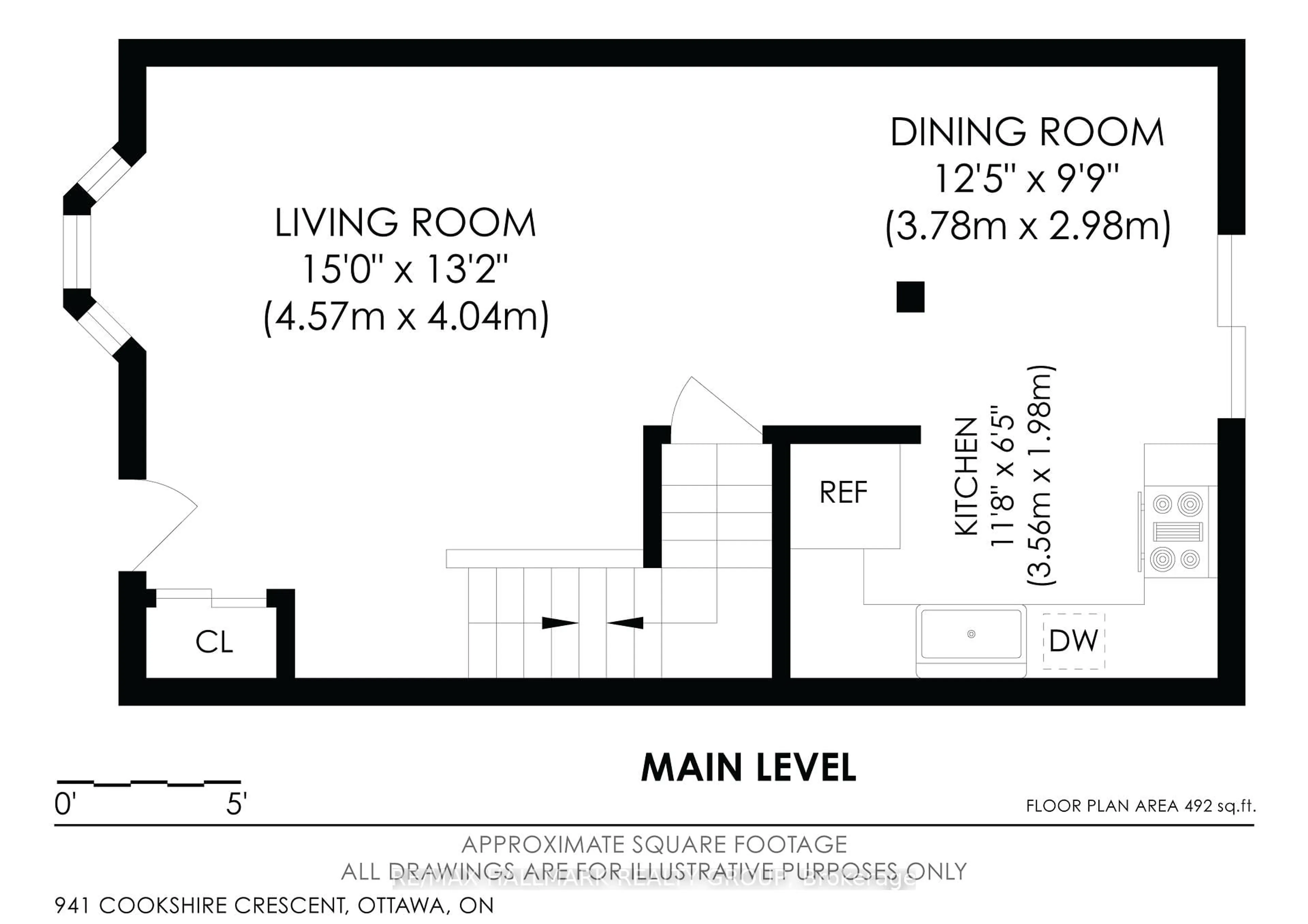Floor plan for 941 Cookshire Cres, Ottawa Ontario K4A 3K4