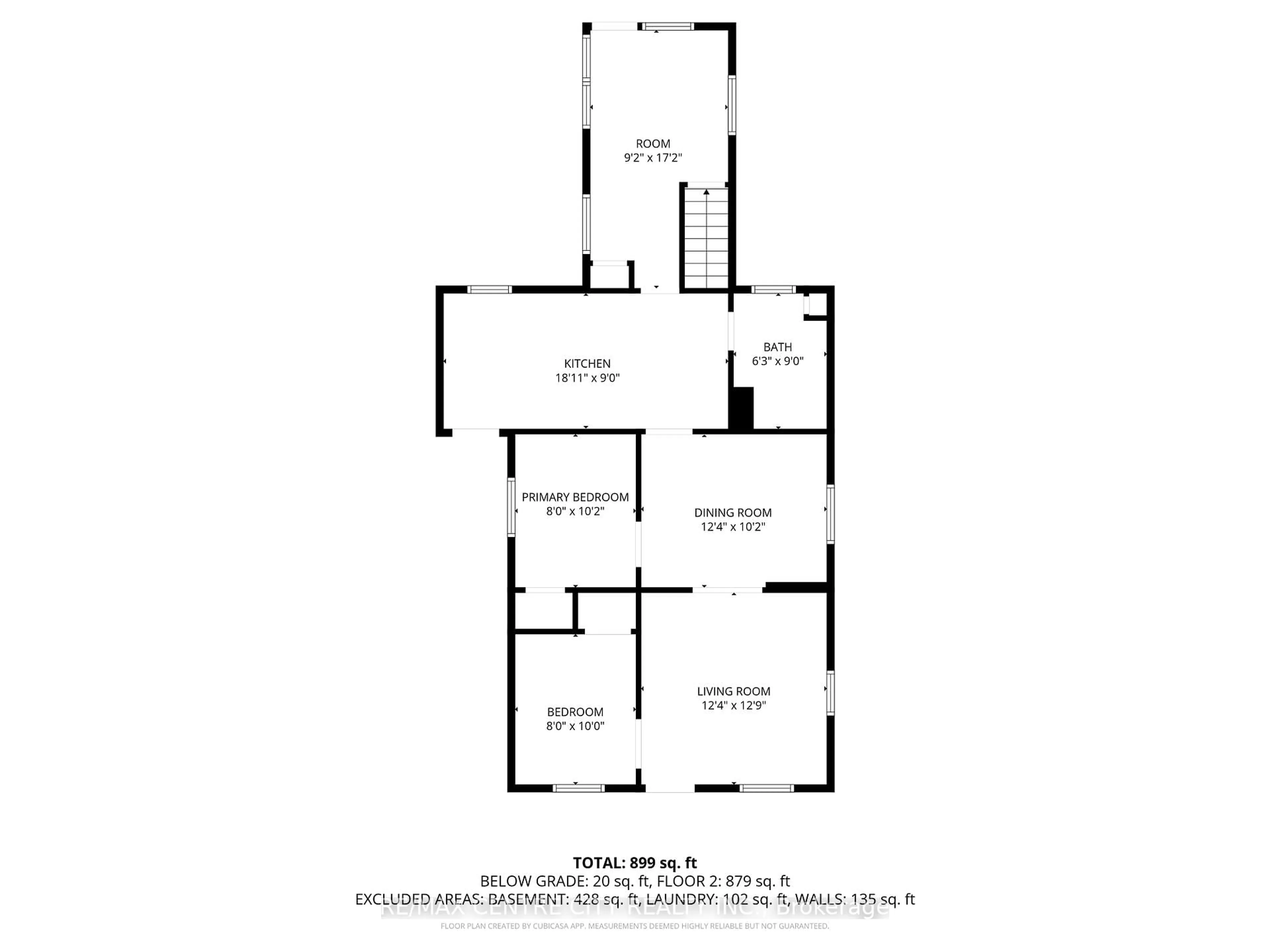 Floor plan for 174 Centre St, St. Thomas Ontario N5R 3A4