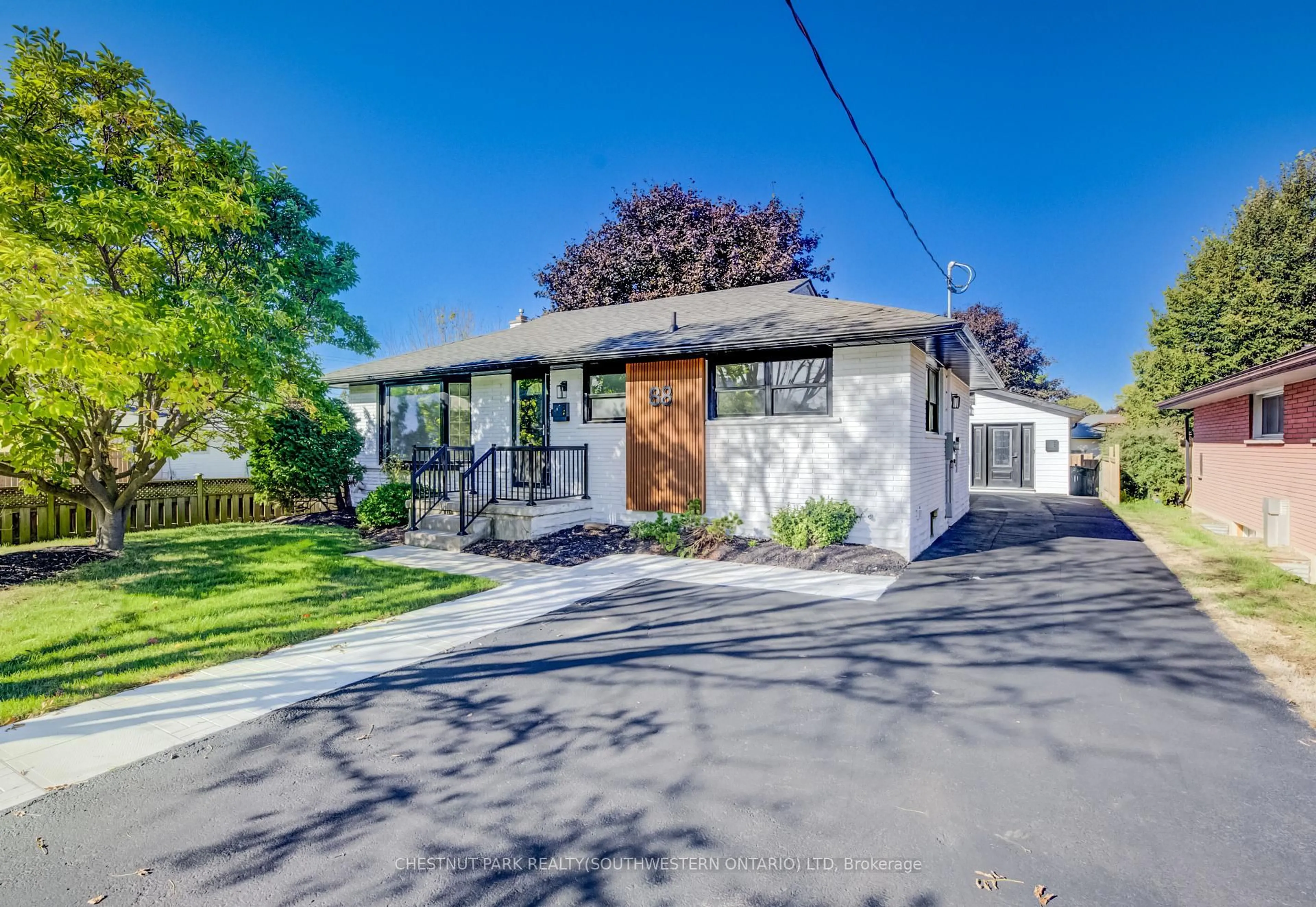 Home with brick exterior material, street for 88 Woodhaven Rd, Kitchener Ontario N2C 1V1