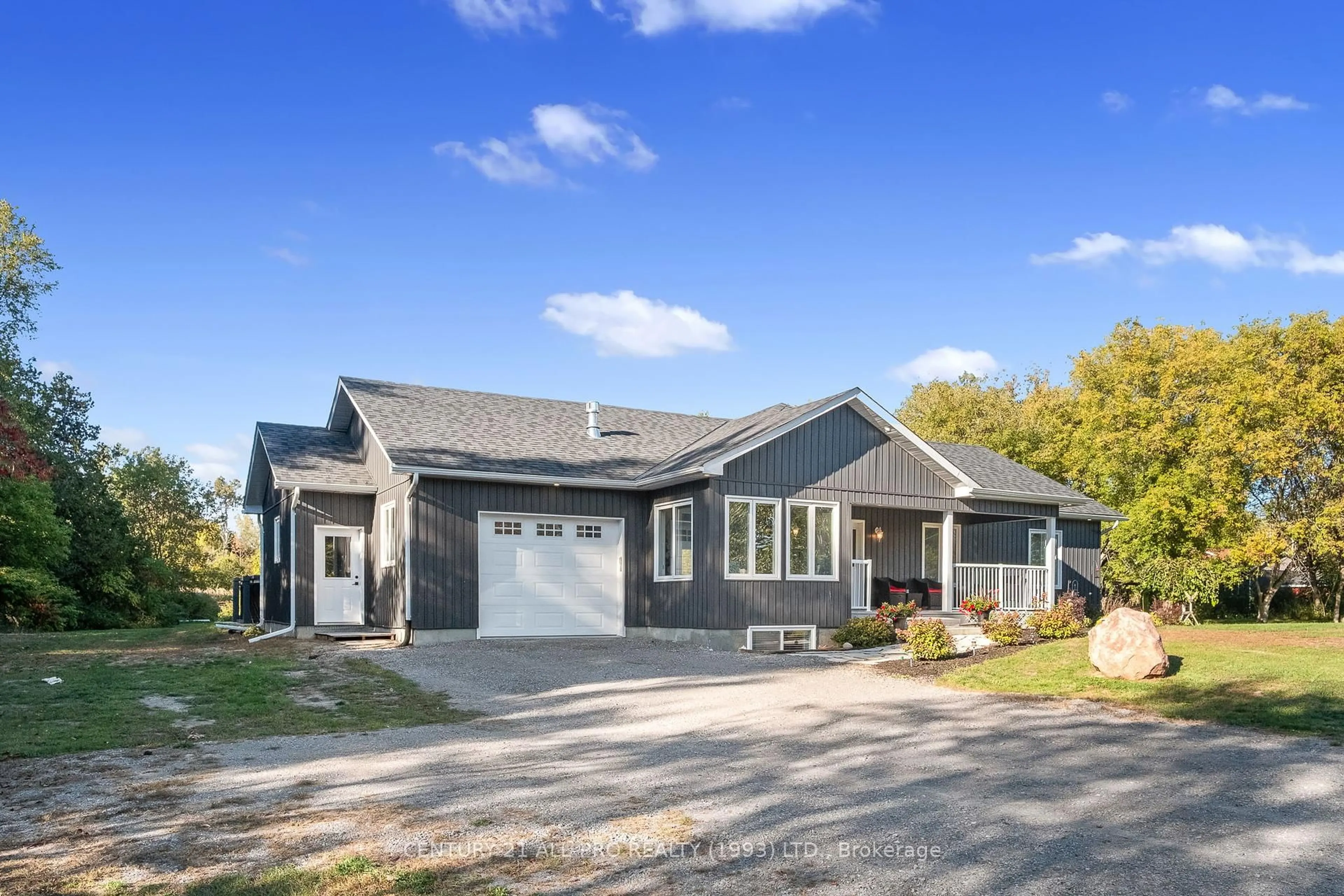 Home with vinyl exterior material, street for 160 Canning Factory Rd, Alnwick/Haldimand Ontario K0K 2G0