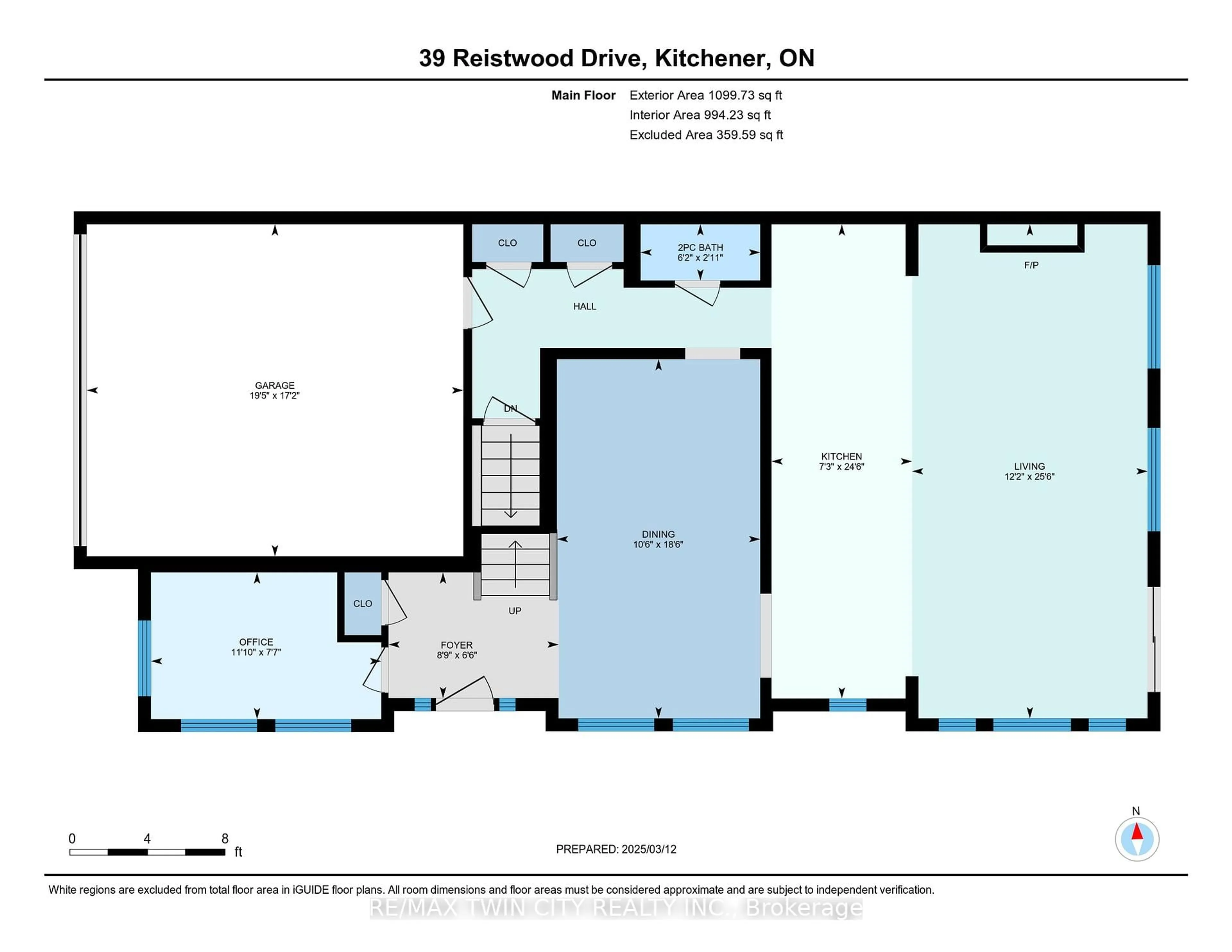 Floor plan for 39 Reistwood Dr, Kitchener Ontario N2R 0N8