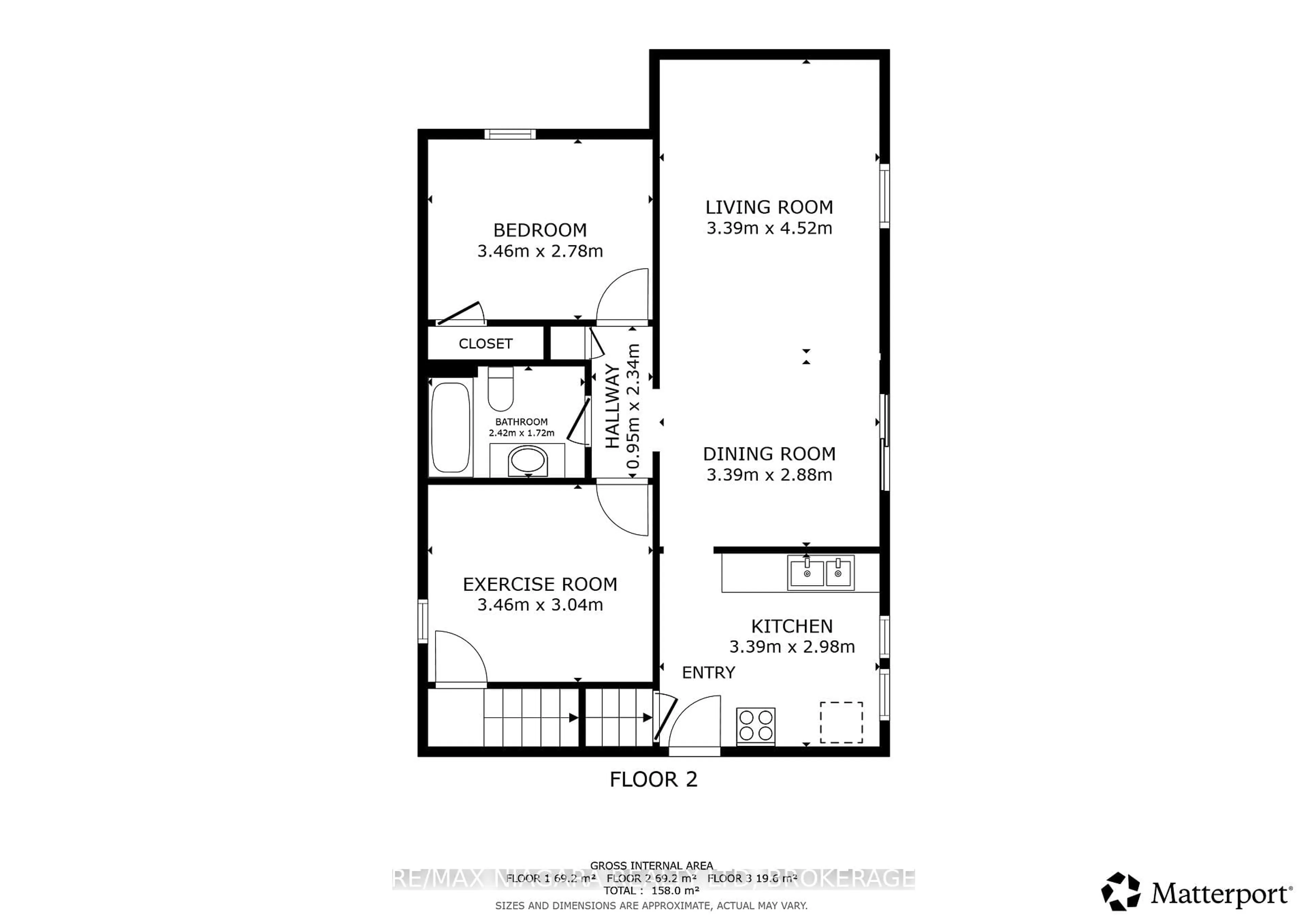 Floor plan for 94 Clare Ave, Port Colborne Ontario L3K 5H4