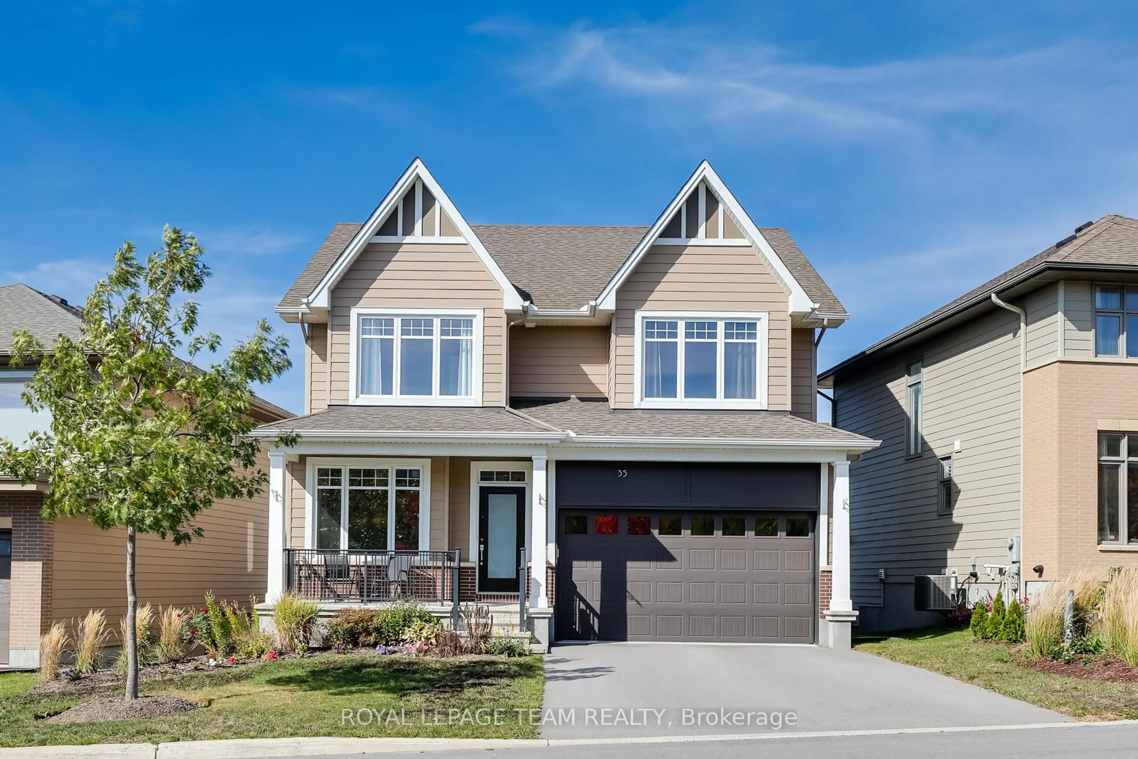 Home with brick exterior material, street for 35 Arkose St, Kanata Ontario K2T 0M2