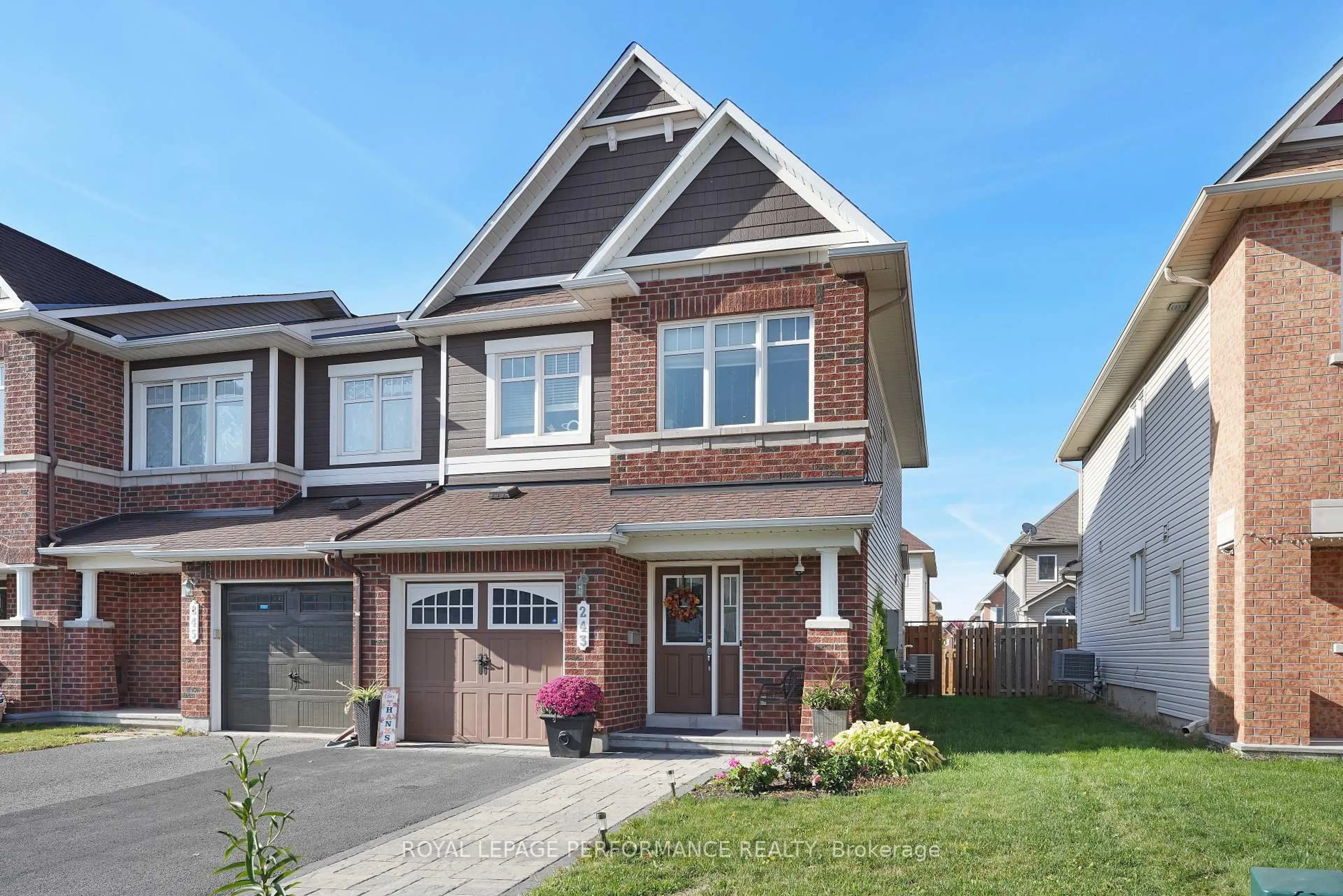 Home with brick exterior material, street for 243 Silvermoon Cres, Ottawa Ontario K4A 0P8