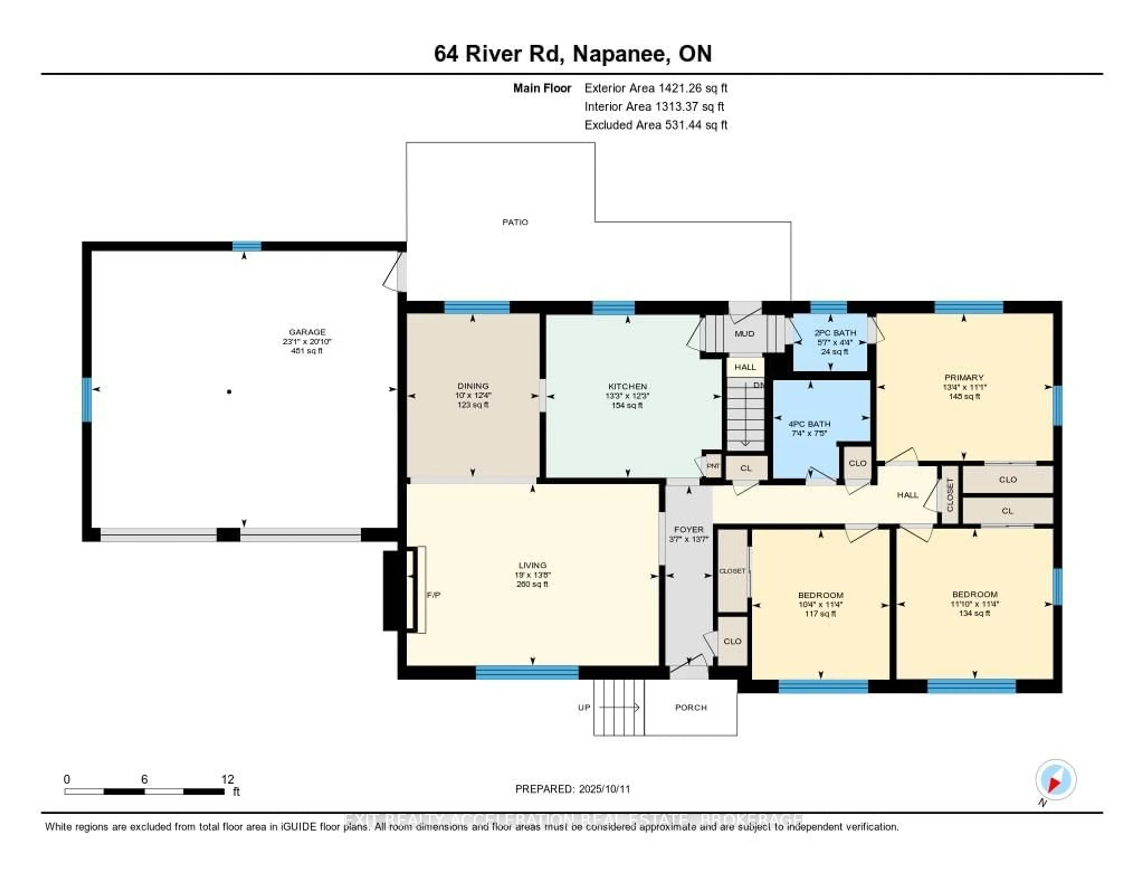 Floor plan for 64 River Rd, Greater Napanee Ontario K7R 3H4
