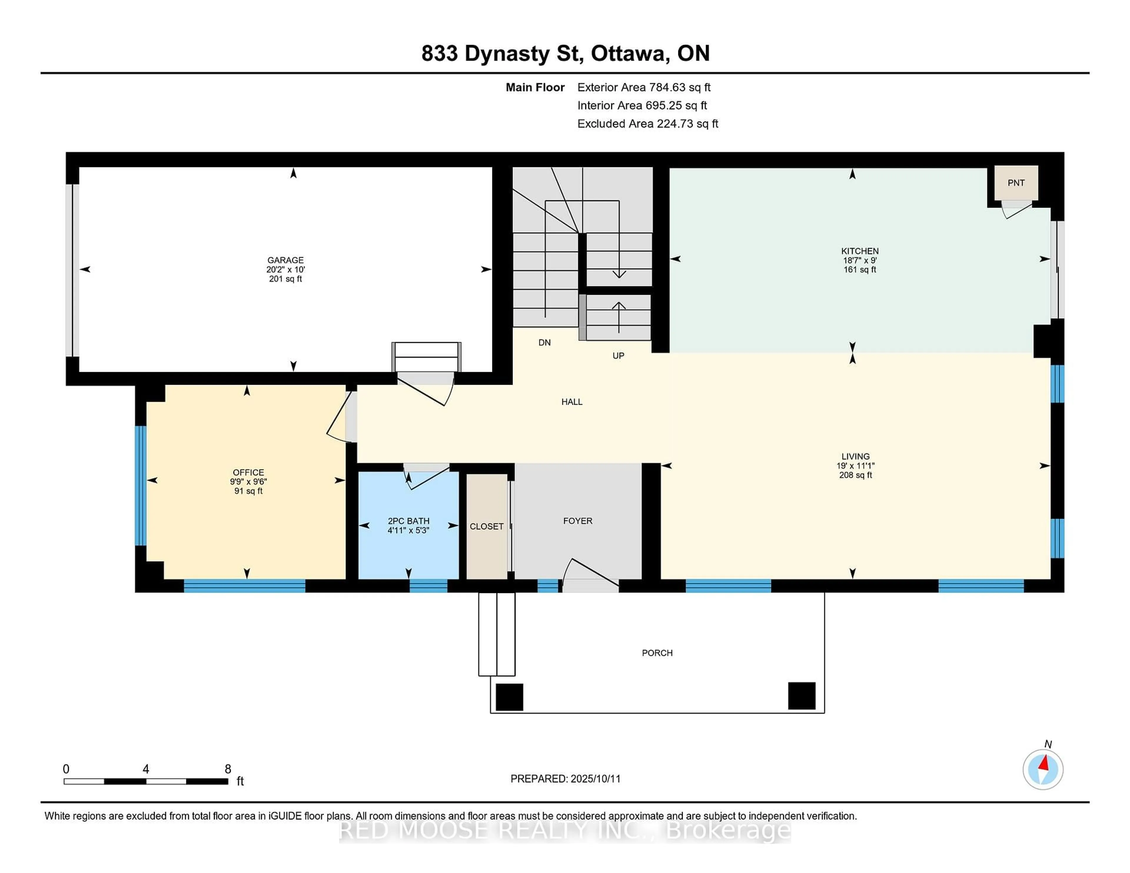 Floor plan for 833 Dynasty St, Ottawa Ontario K4A 5L4
